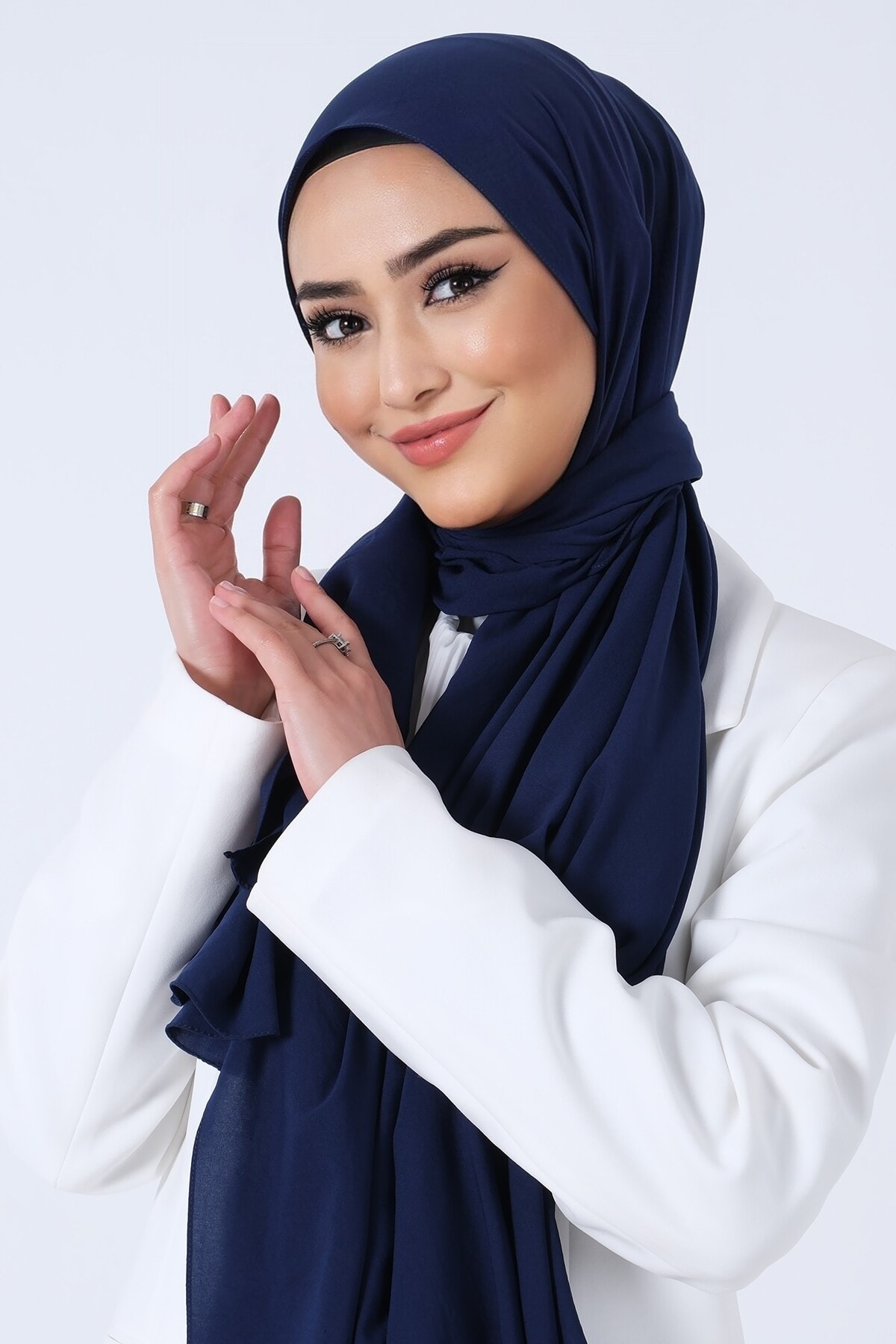 ASYA LİKRALI ŞAL - LACİVERT