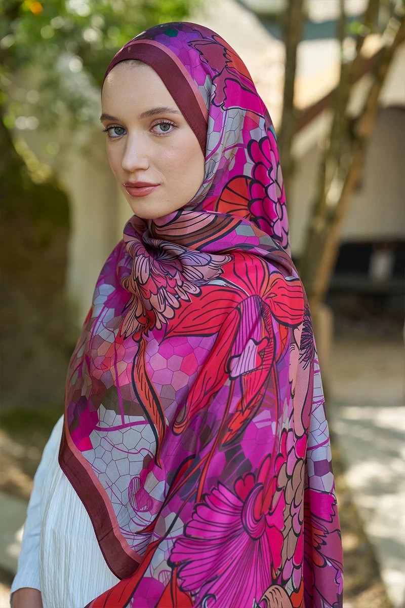 INSPİRED VELAROSE DESEN ŞAL