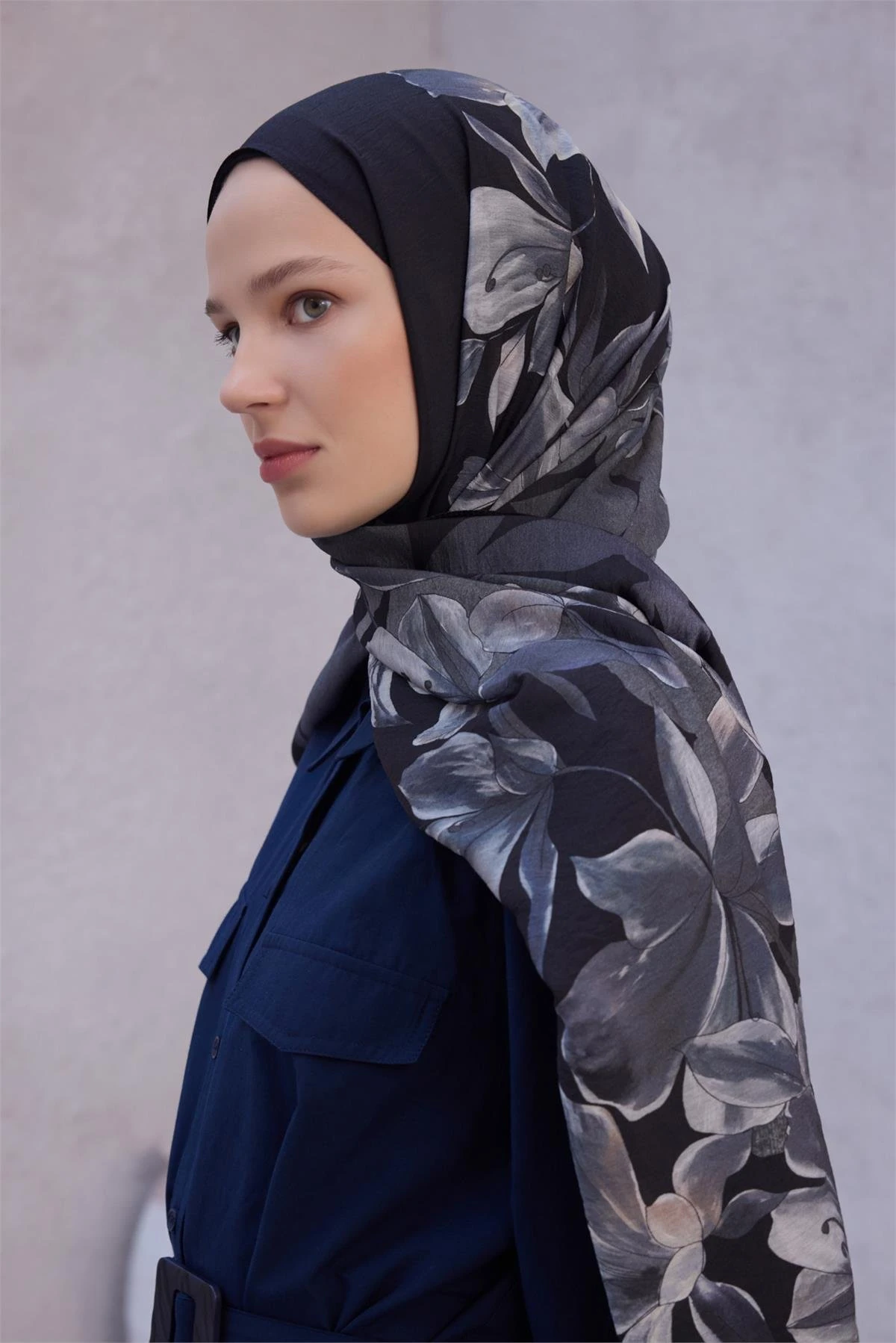 FRESH LENA ŞAL 1487 - SİYAH