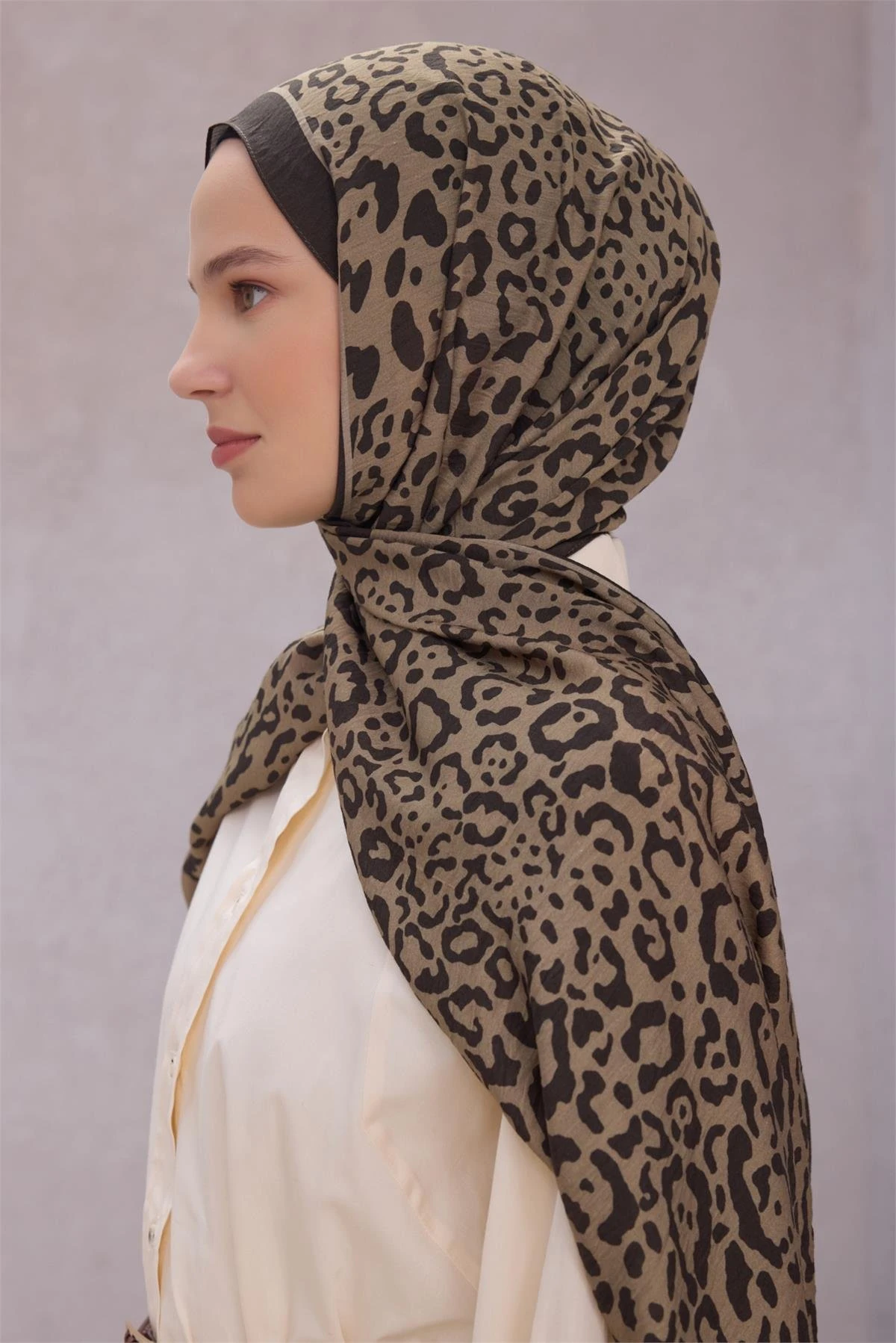 FRESH LENA ŞAL 1464 - HAKİ