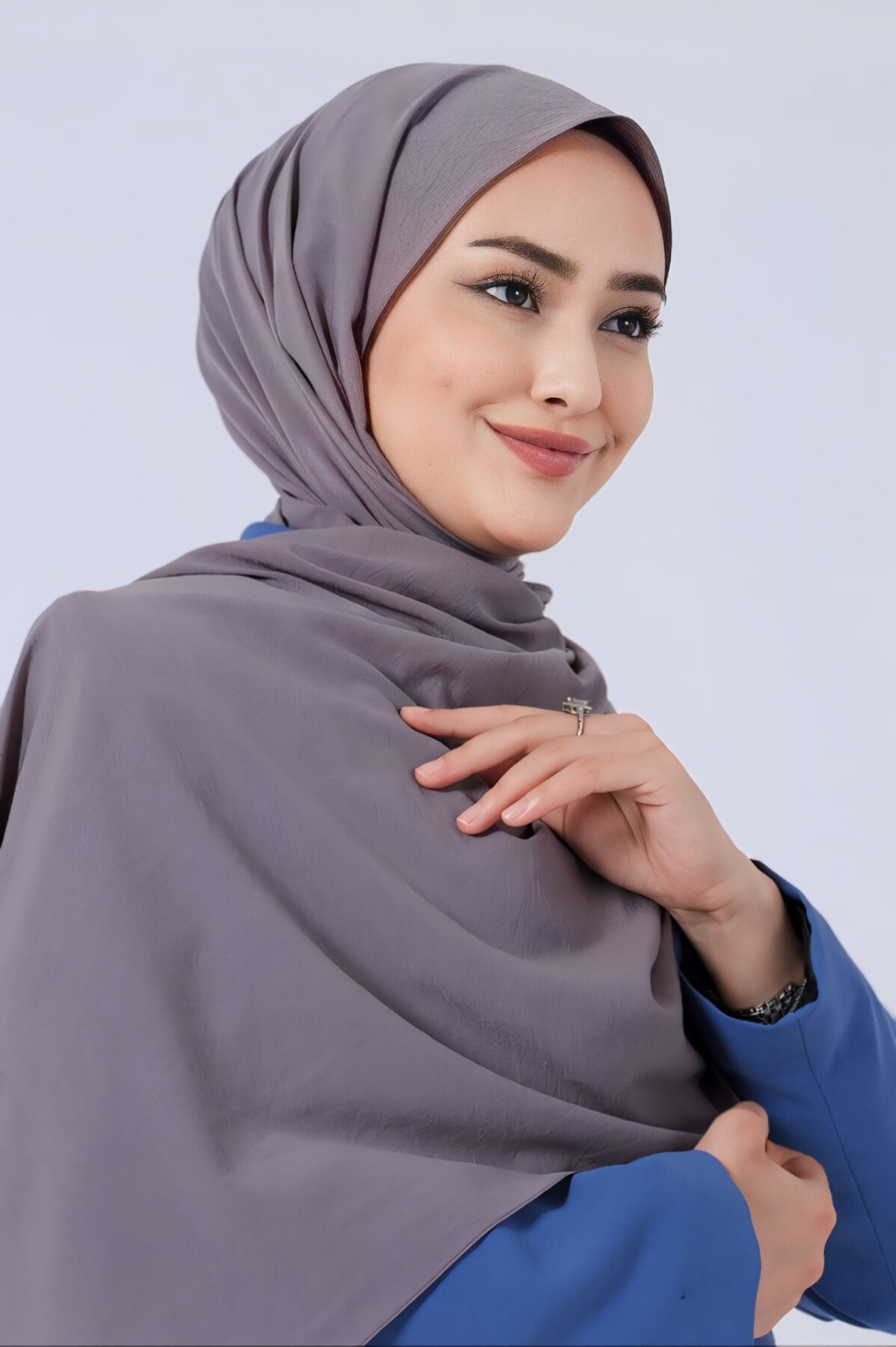 ASYA LİKRALI ŞAL - FÜME