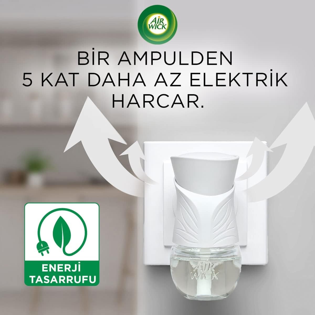 Air Wick Elektrikli Oda Kokusu Cihaz Yedek Şişe Temizliğin Esintisi