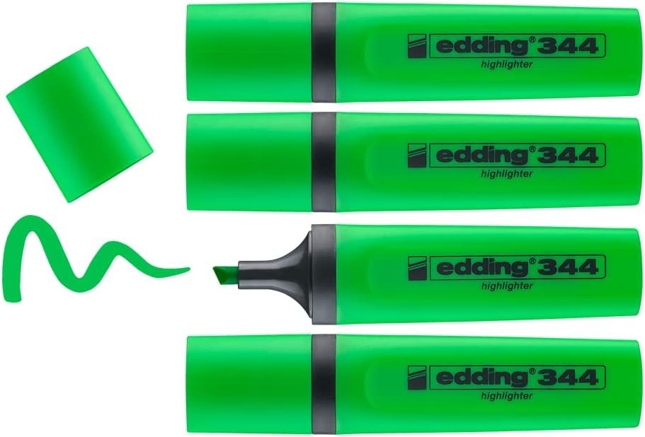 Edding E-344 Fosforlu Kalem Yeşil