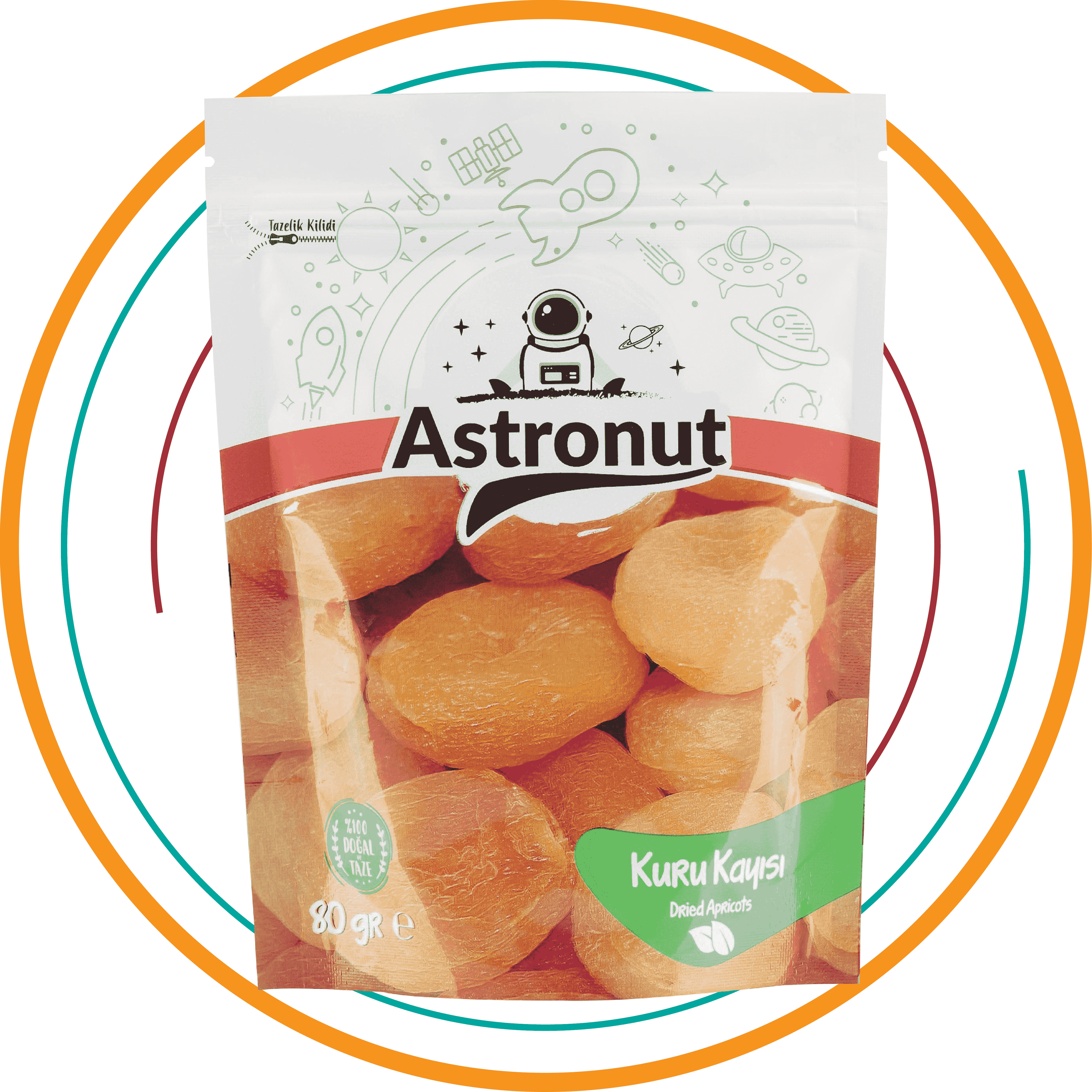 Astronut Kayısı Sarı 80g (5 Adet)