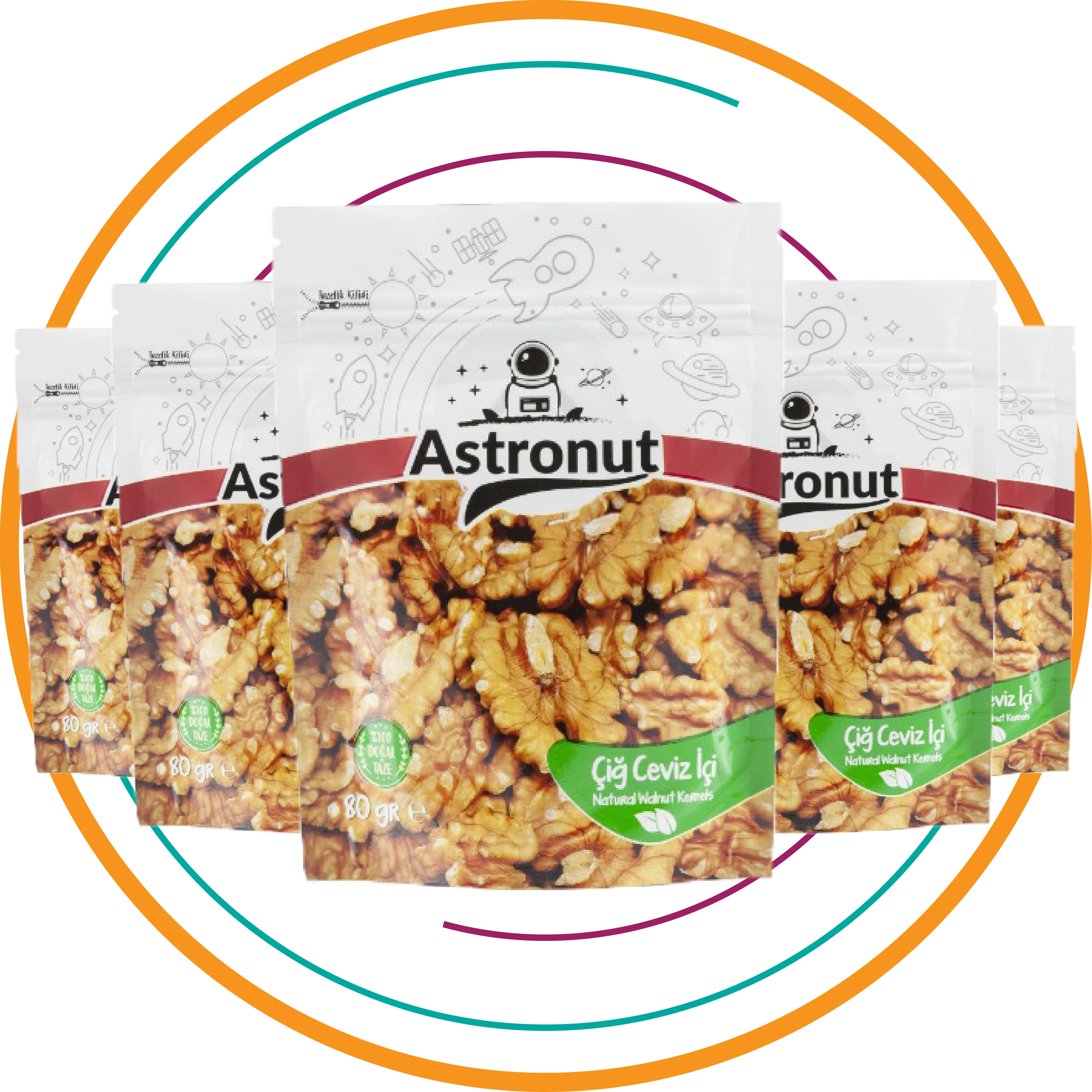 Astronut Ceviz içi Kelebek 80g