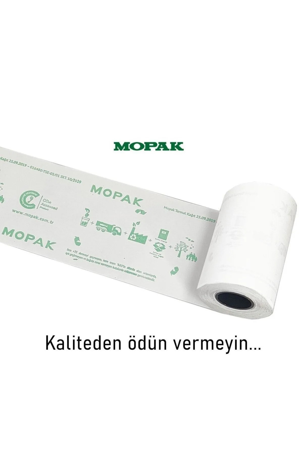 Mopak 56 mm x 16 mt Termal Pos Yazarkasa Kağıdı 10'lu