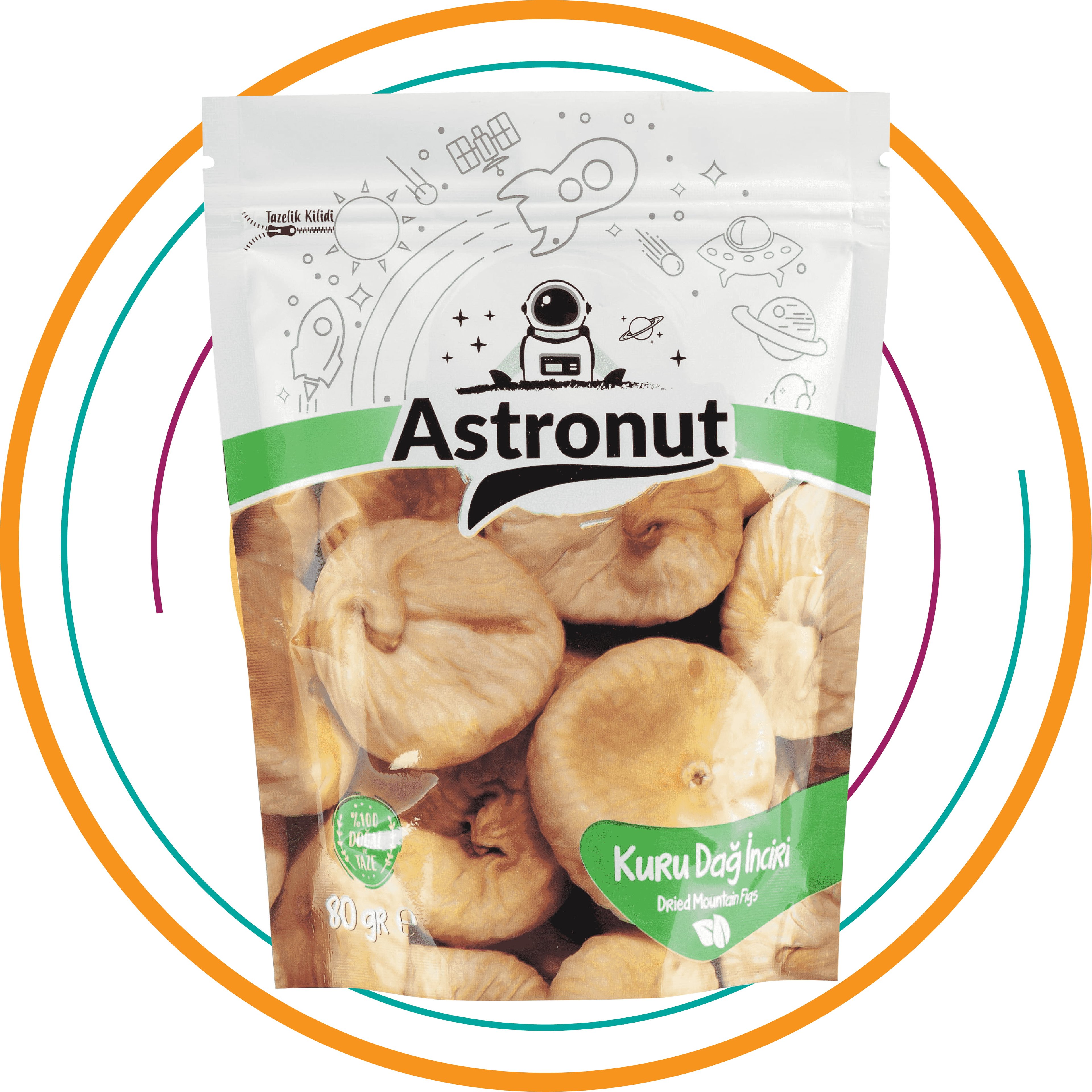 Astronut Kuru Dağ İnciri 80g (5 Adet )