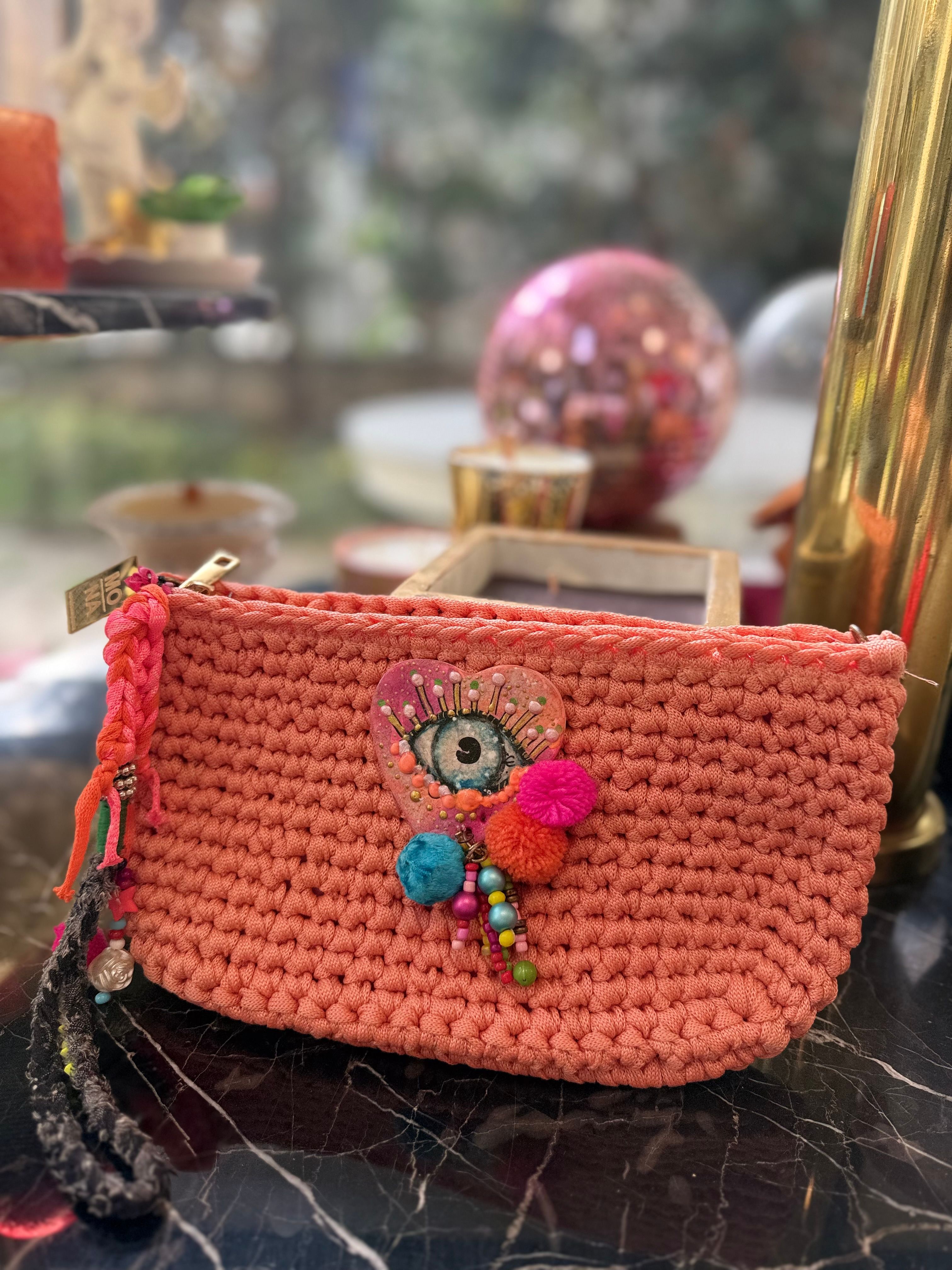 Özel Tasarım Boncuklu Clutch