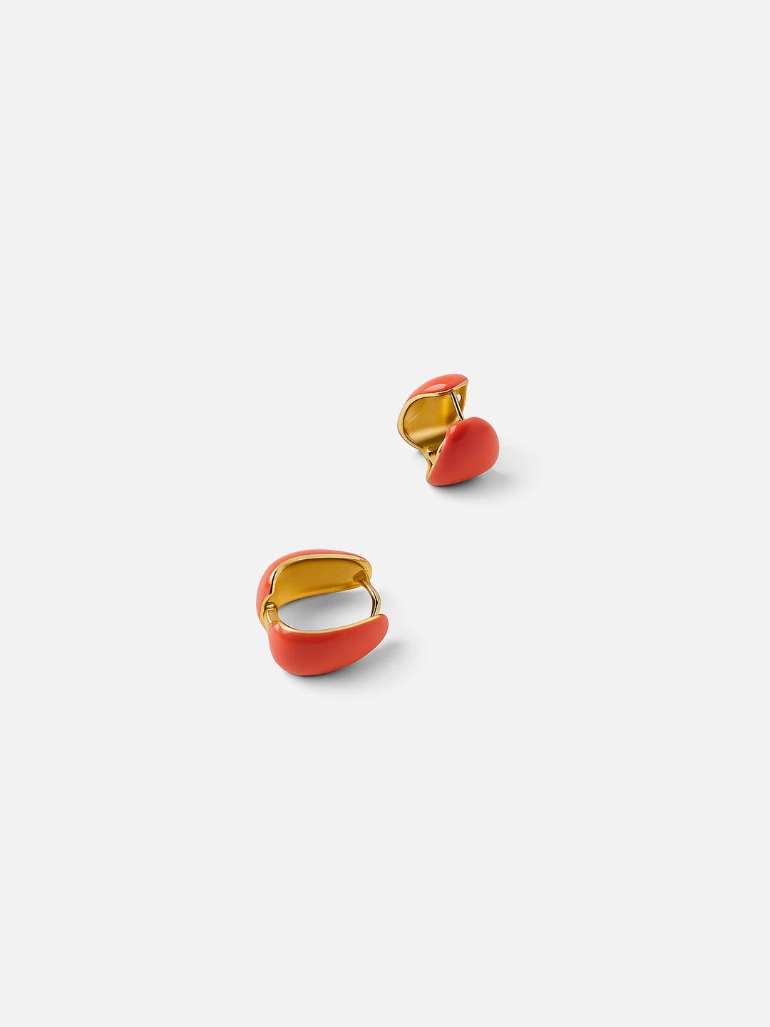 Coral Mercan Gold Küpe KP17