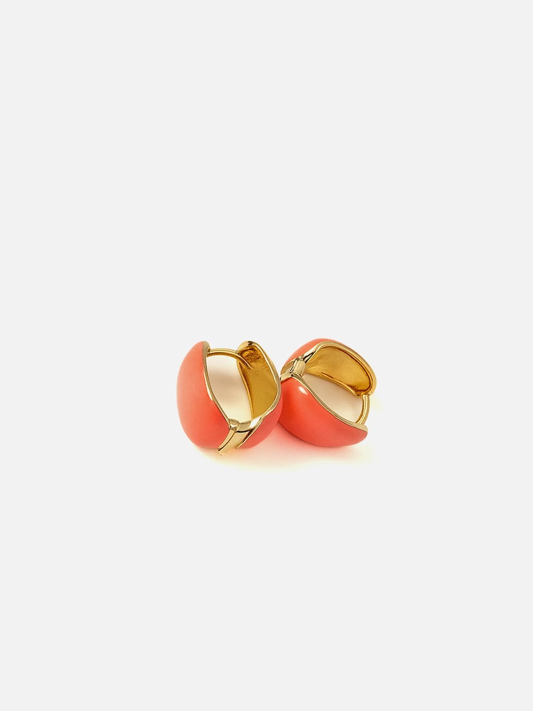 Coral Mercan Gold Küpe KP17