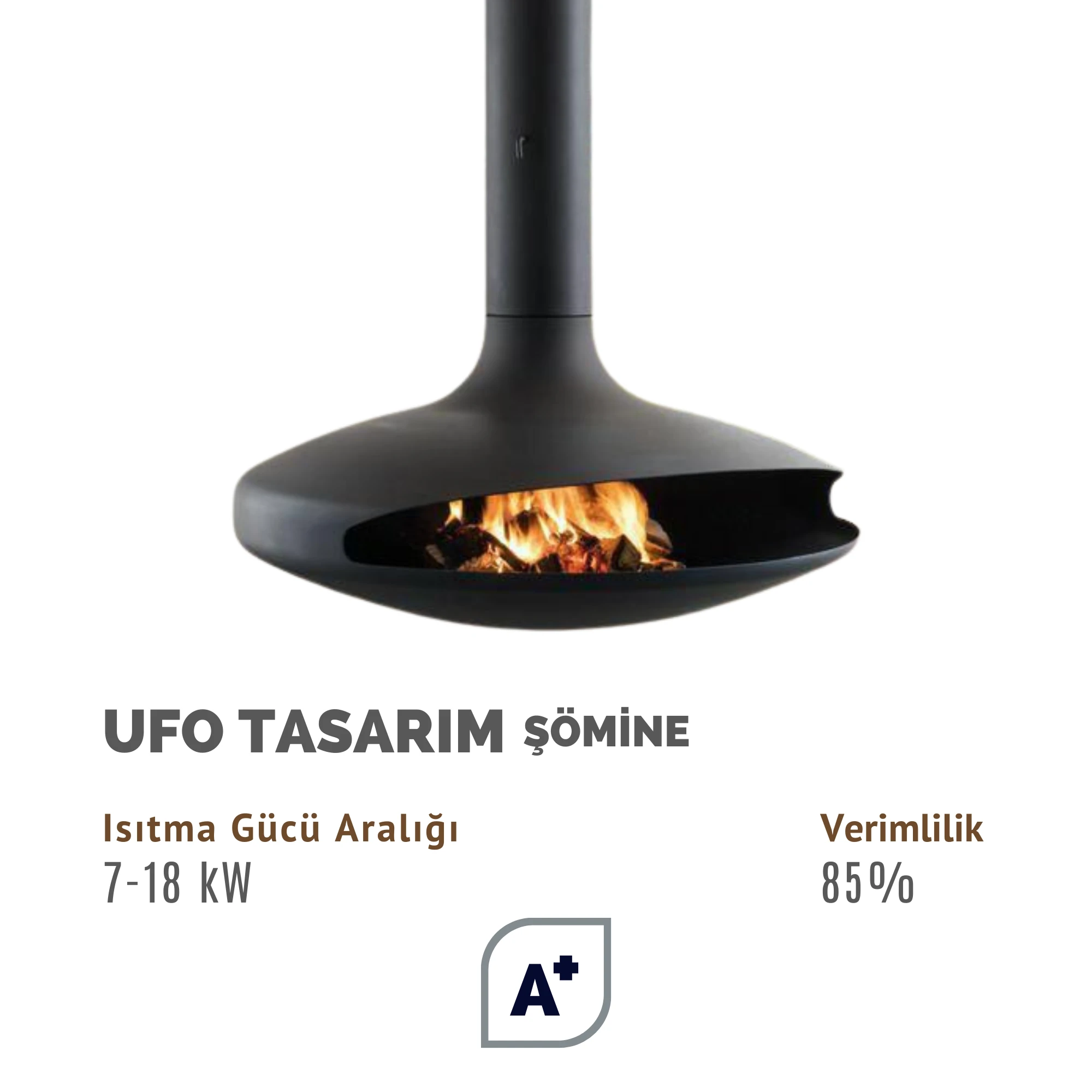 UFO Orta Şömine