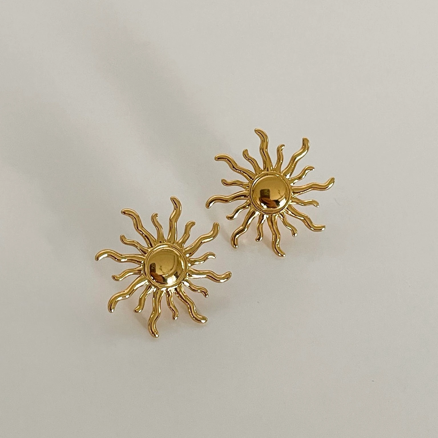 Çelik Sun Gold Küpe