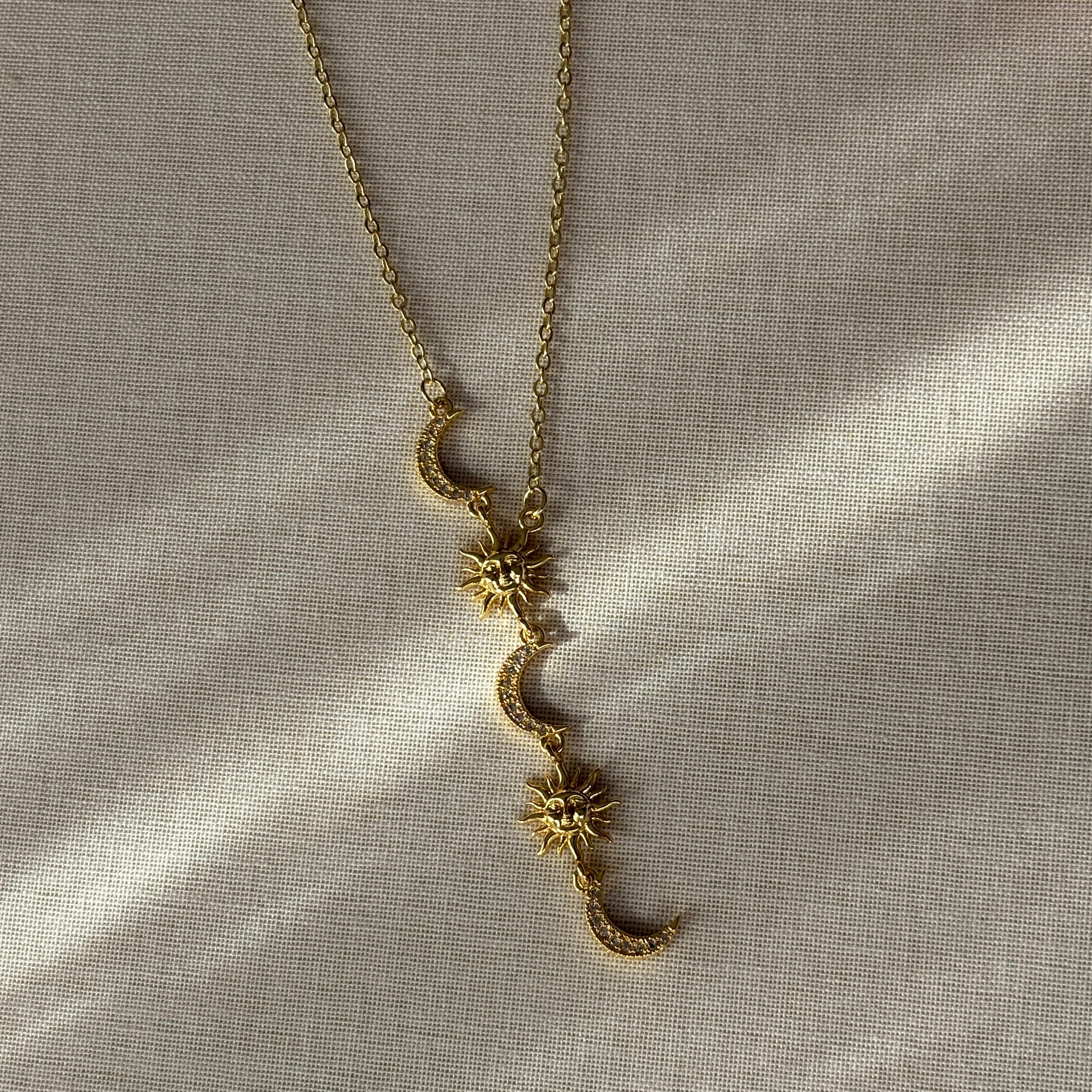 Çelik Luna Moon Kolye