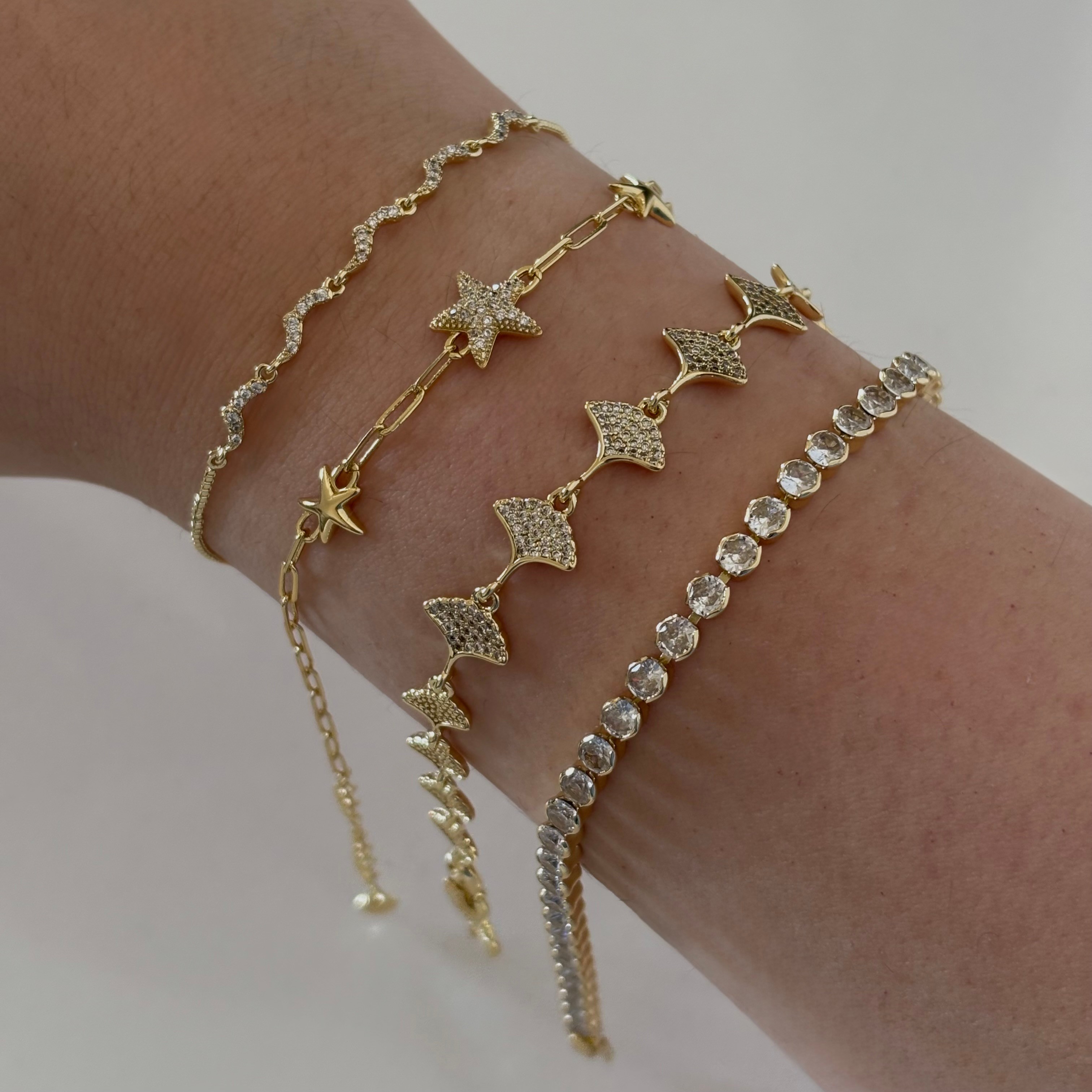 Vip 14k Su Yolu Bileklik