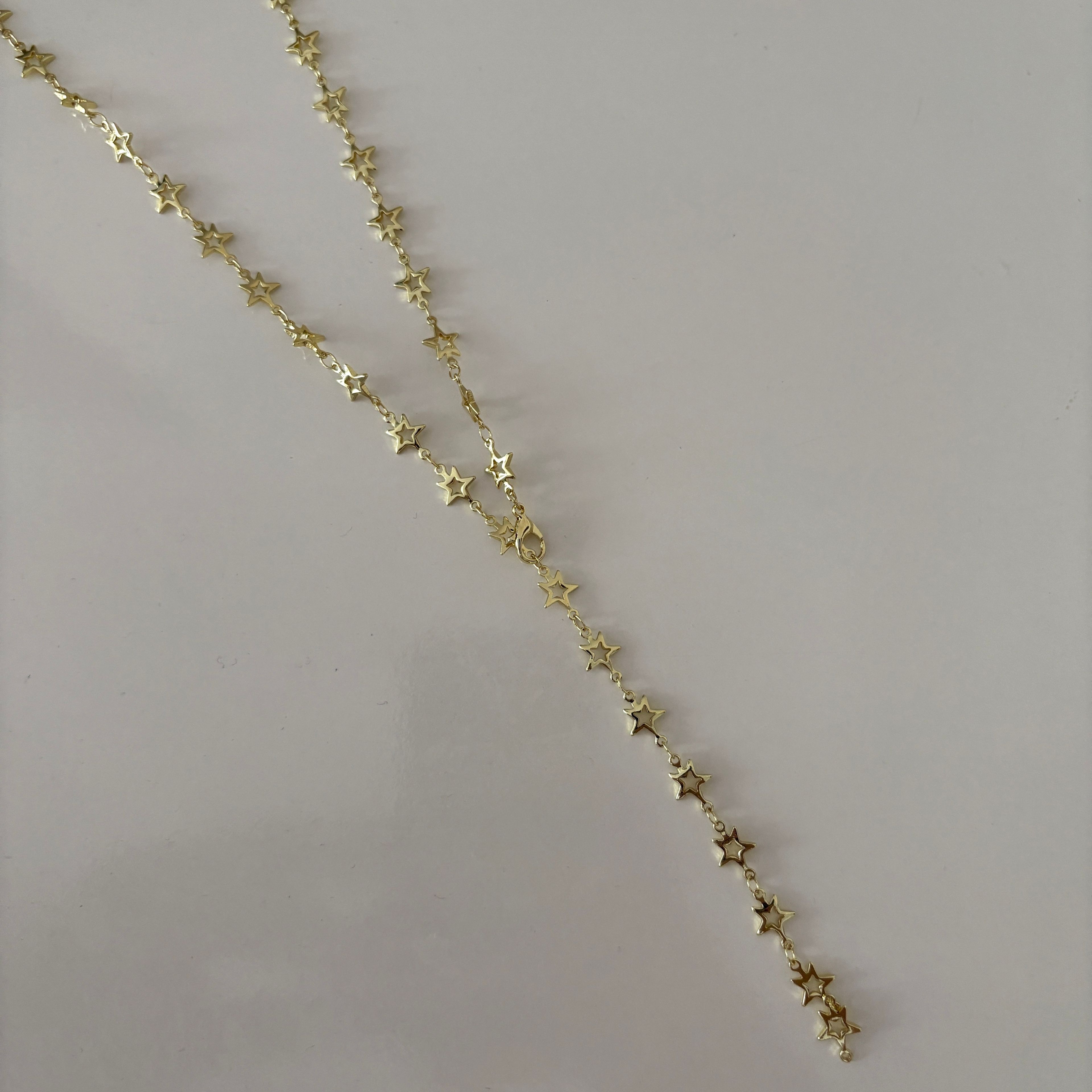 Vip 14k Sıralı Yıldız Y Kolye