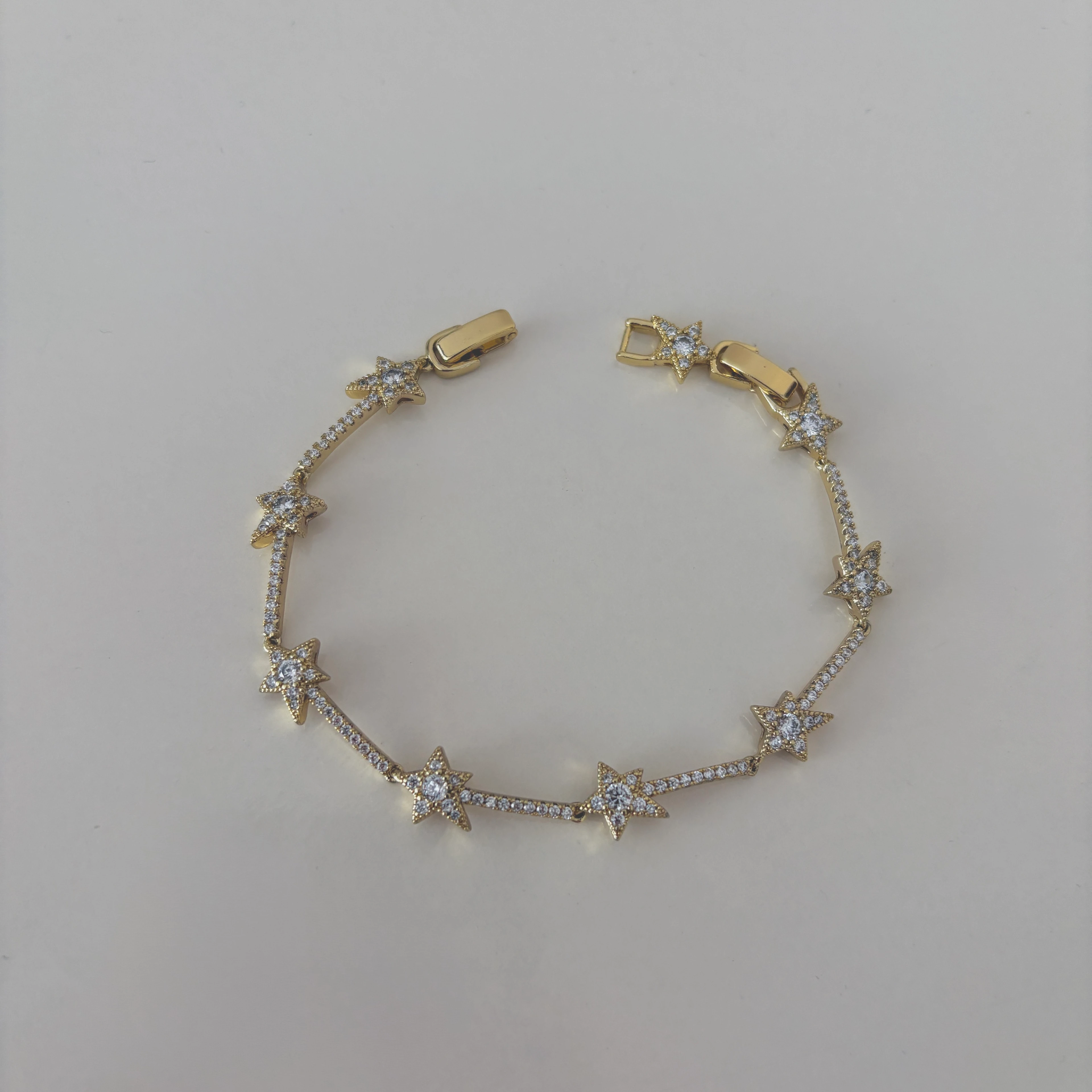 Xuping Yıldız Taşlı Gold Bileklik