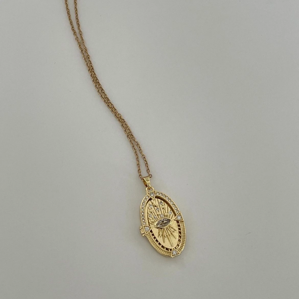 Çelik Sky Plaka Kolye