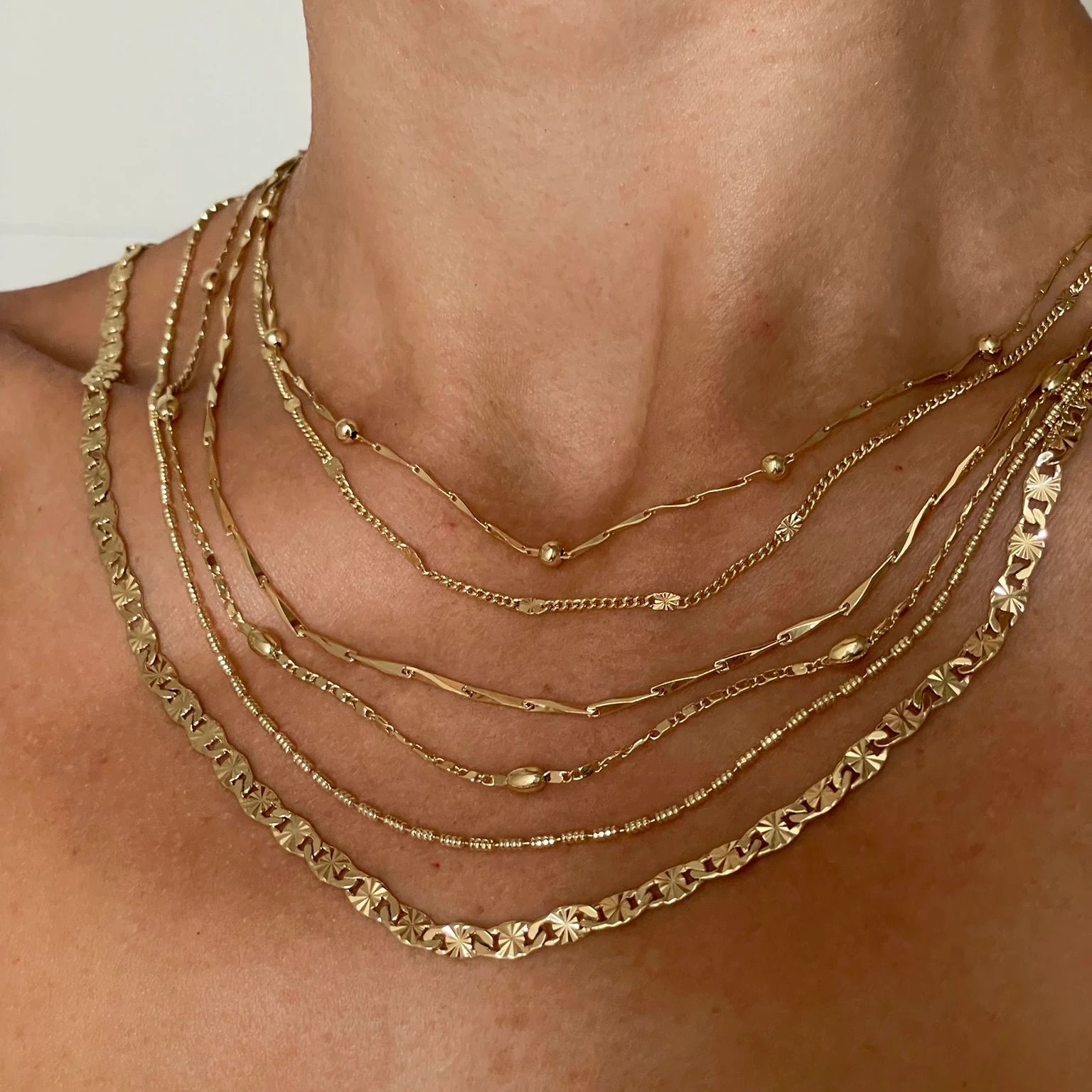 Vip Seri 14k Pul Zincir Kolye