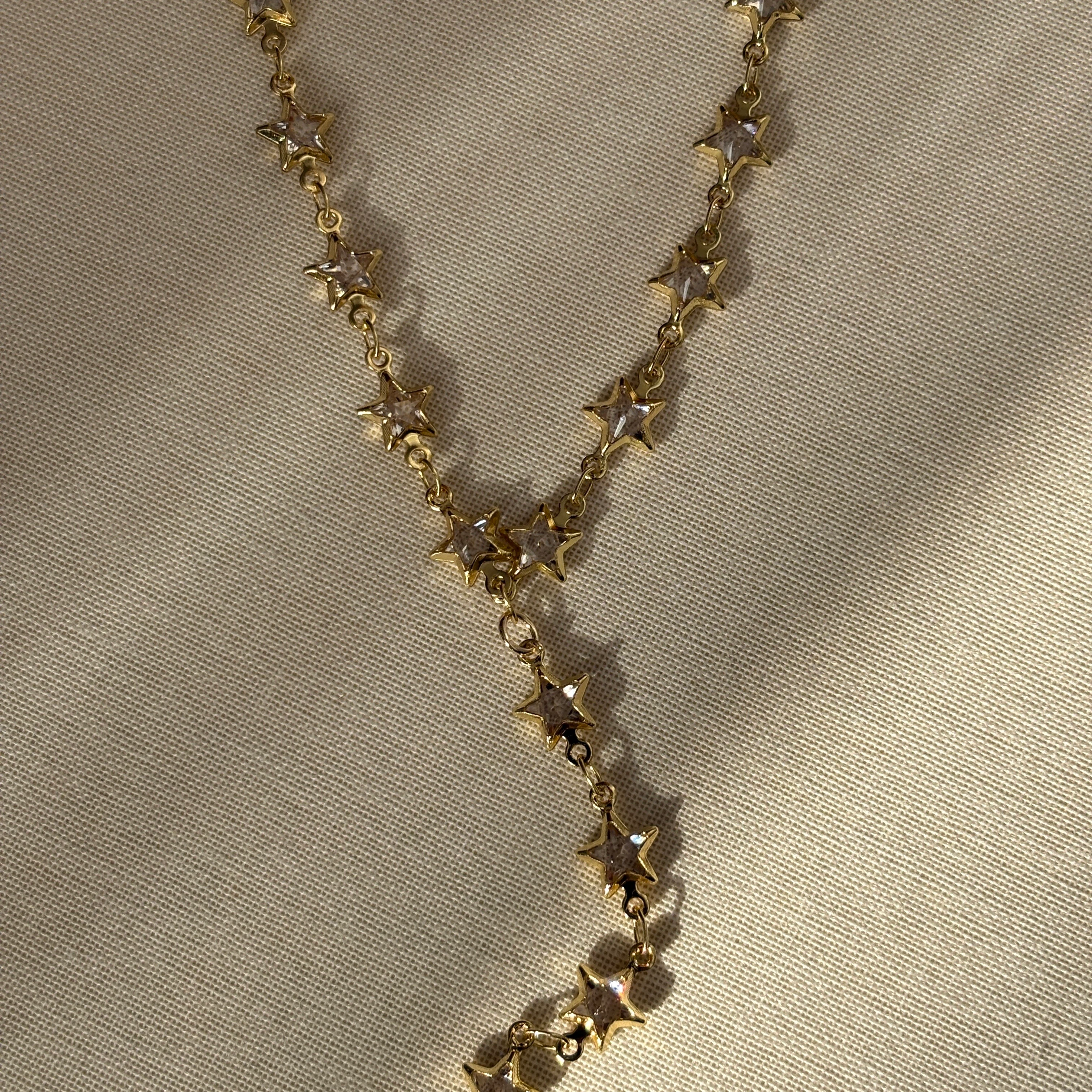 Vip 14k Yıldız Y Kolye