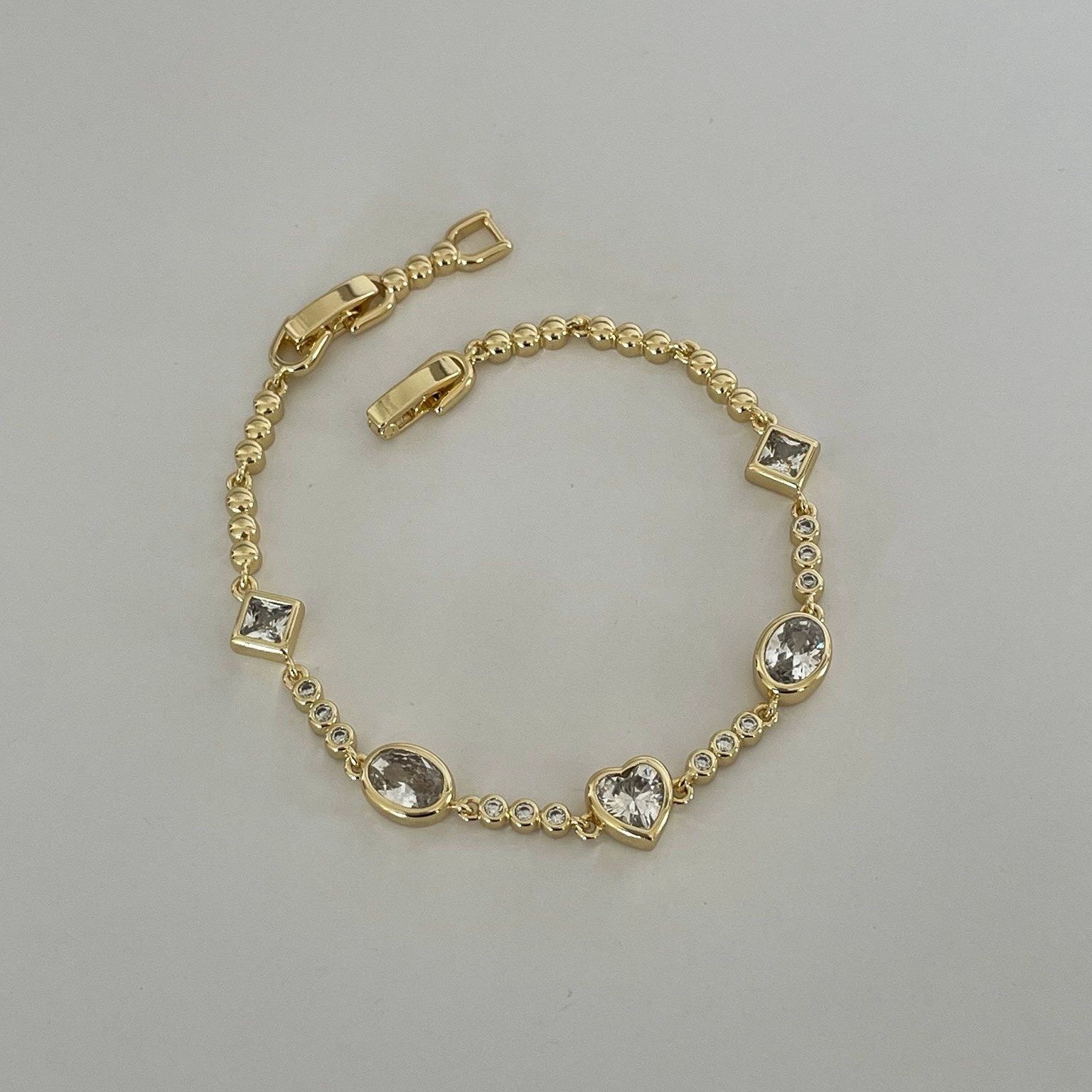Vip 14k Sıralı Taş Bileklik