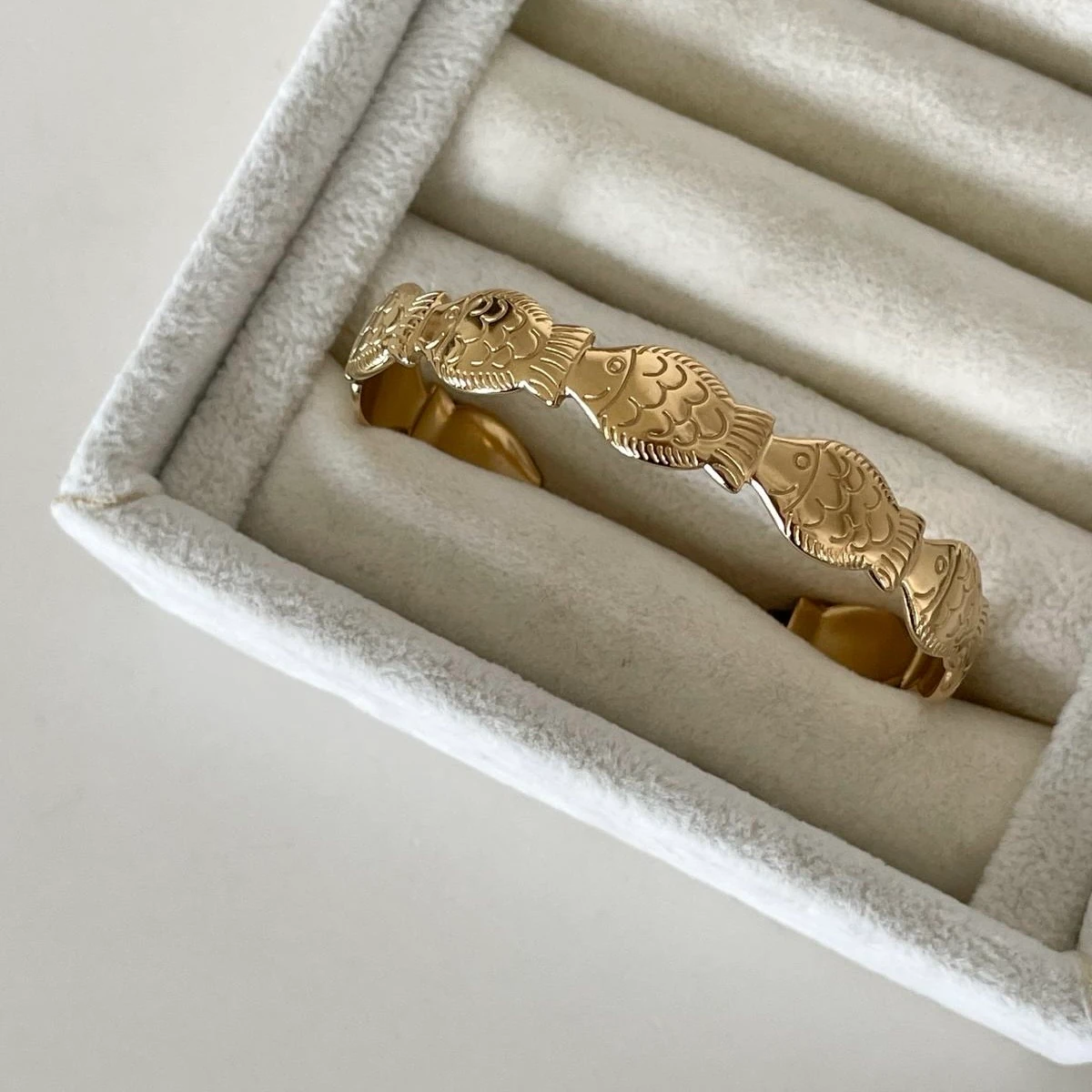 Çelik Boho Balık Ayarlanabilir Bileklik