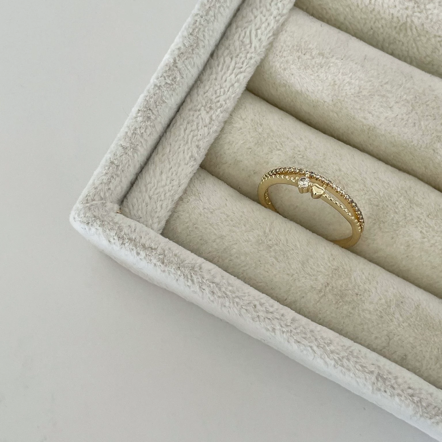 Vip Seri Su Yolu Kalp Yüzük