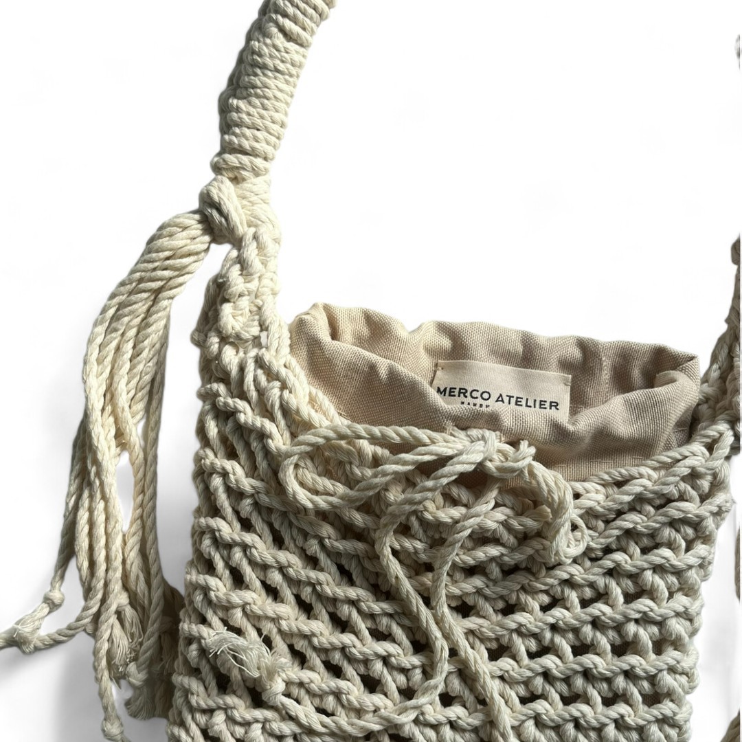 MAKROME CROCHET BAG 