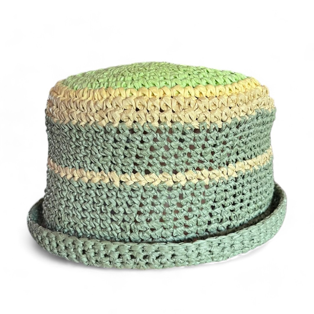 HAKI CROCHET RAFIA BUCKET HAT