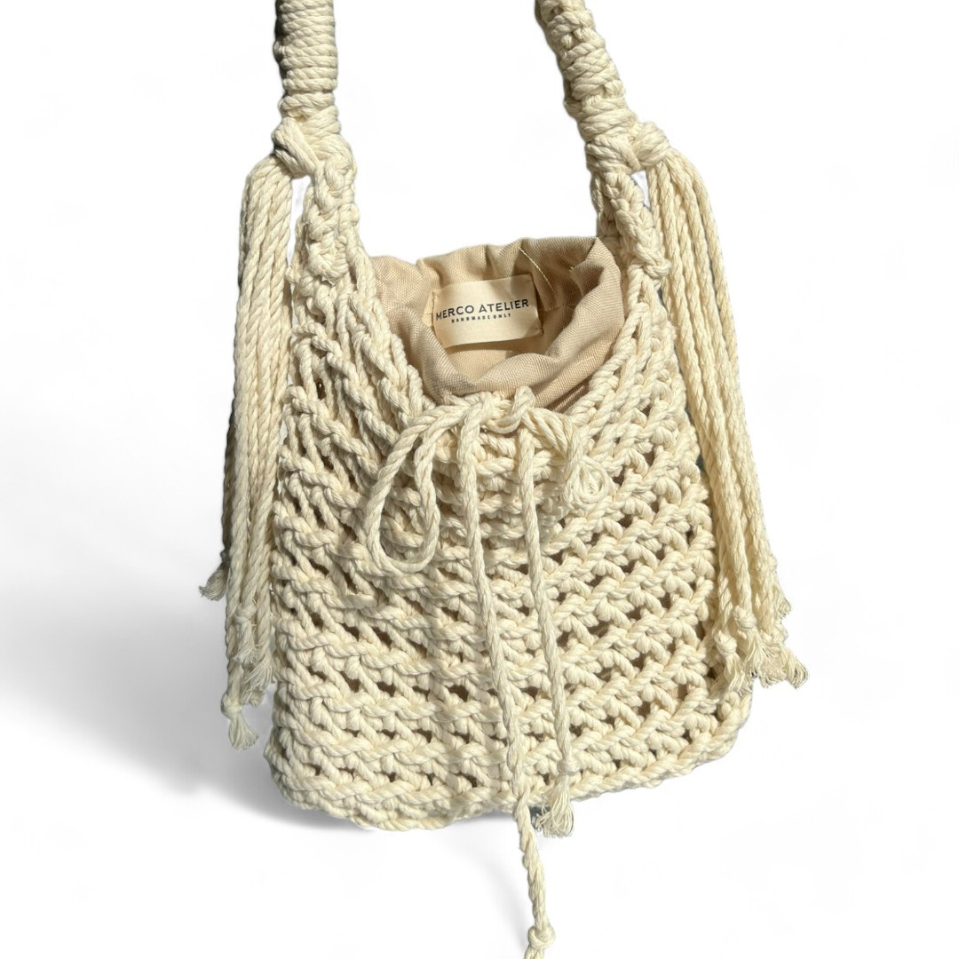 MAKROME CROCHET BAG 