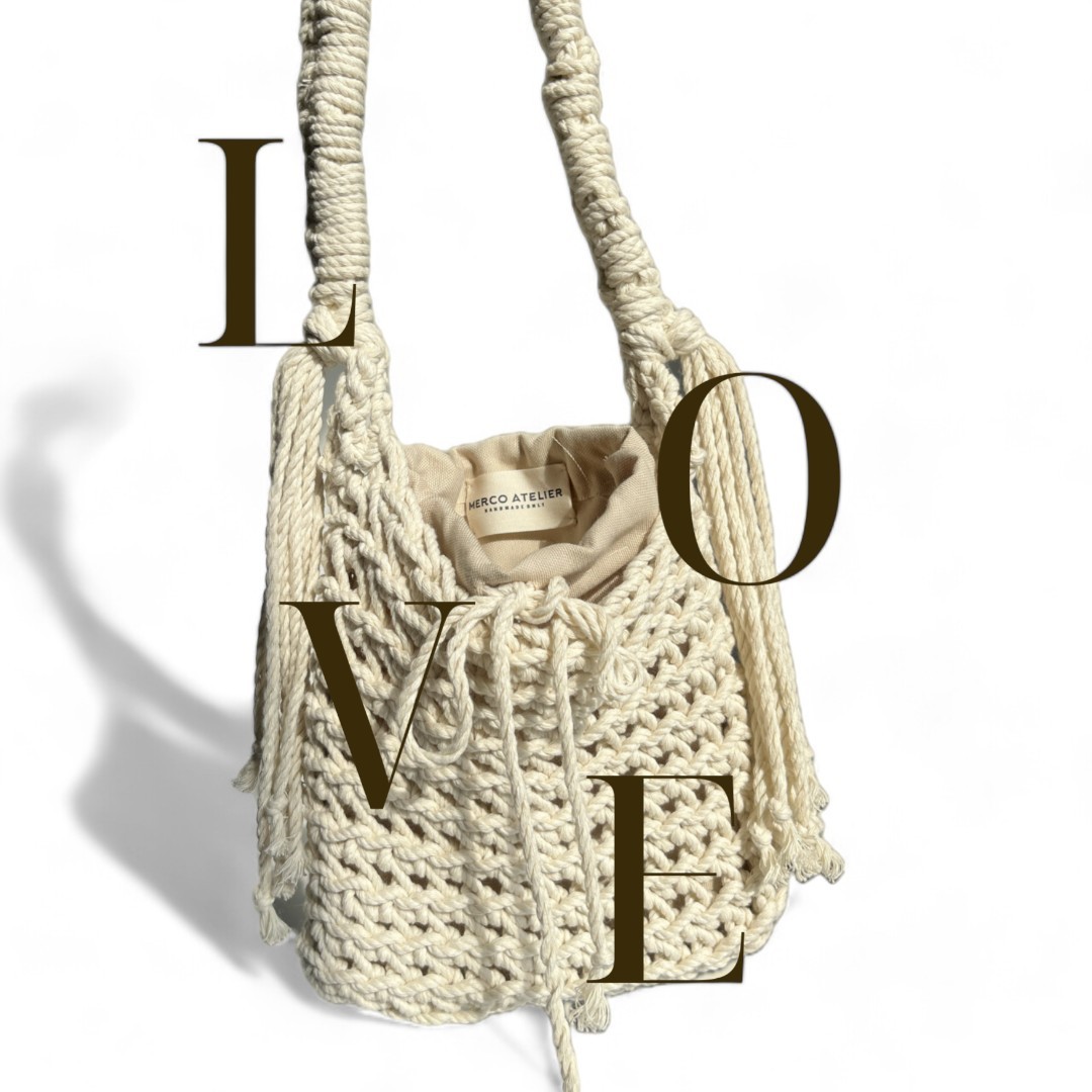 MAKROME CROCHET BAG 