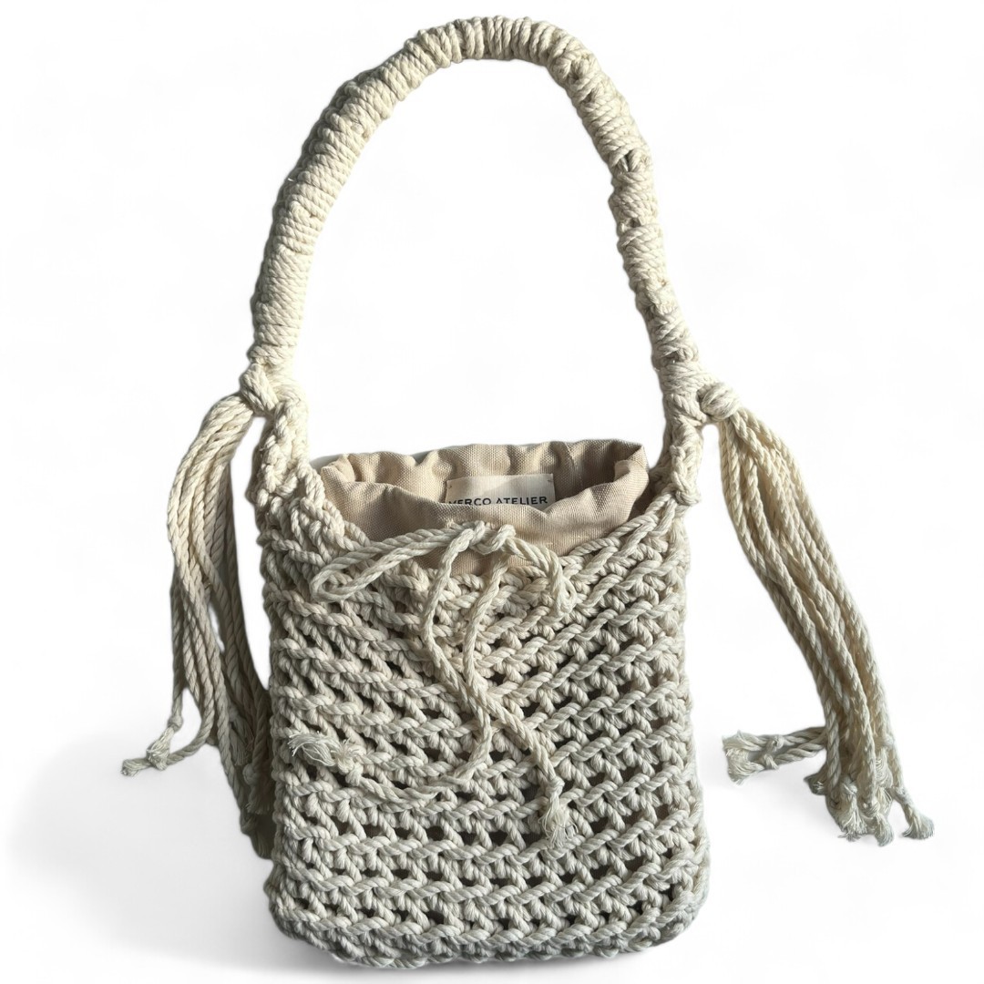 MAKROME CROCHET BAG 