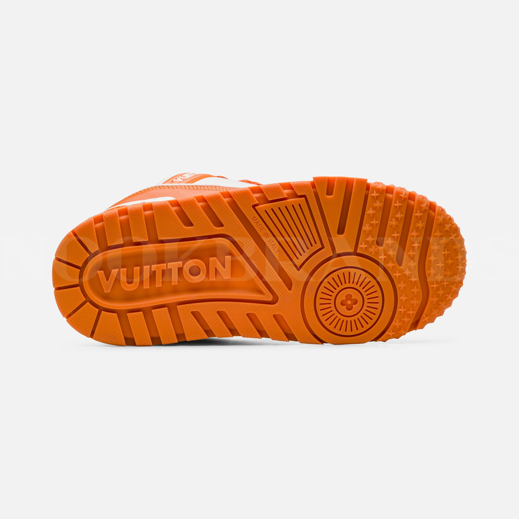 Turuncu Kadın Deri Sneaker