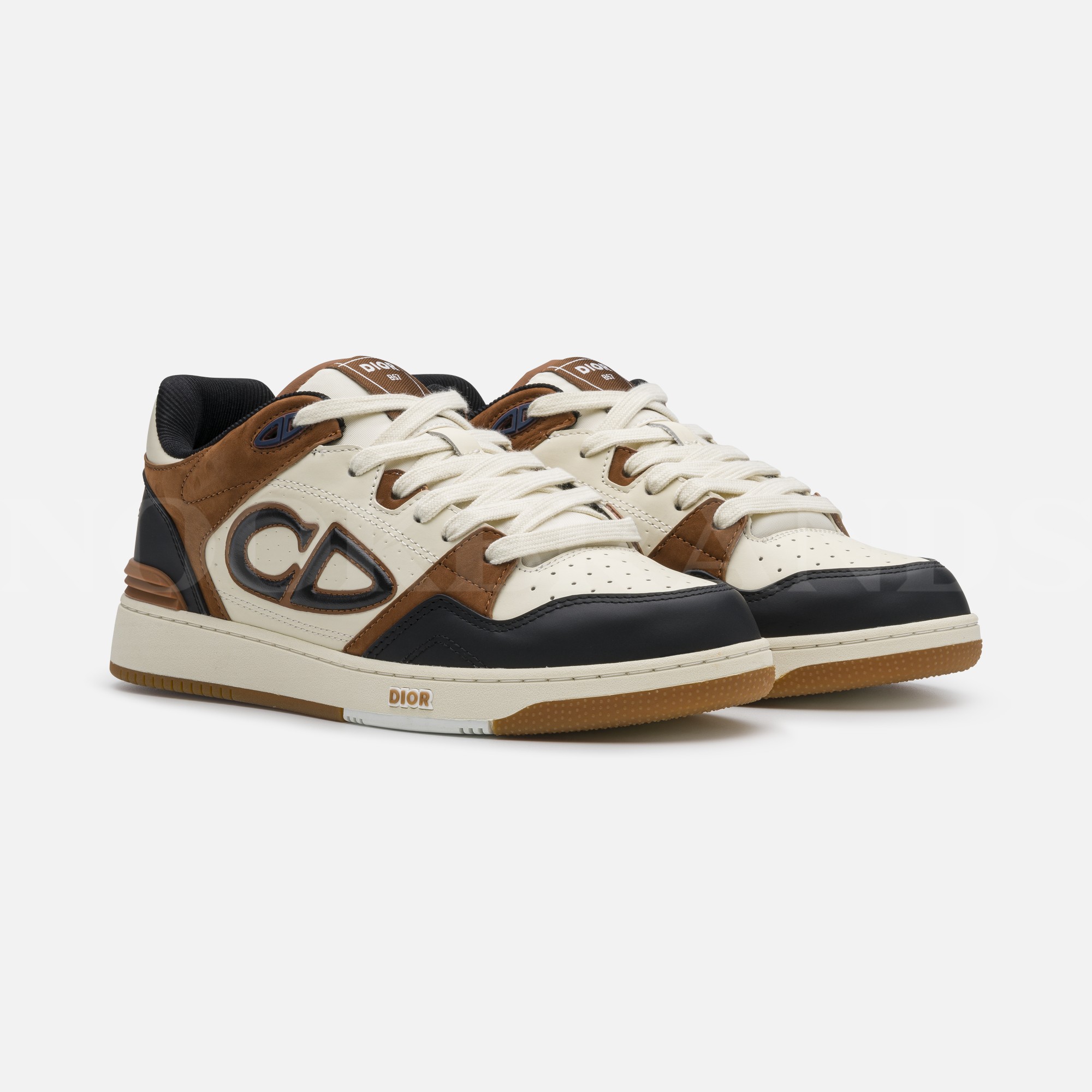 Dior B57 Low Navy Blue Erkek Deri Sneaker