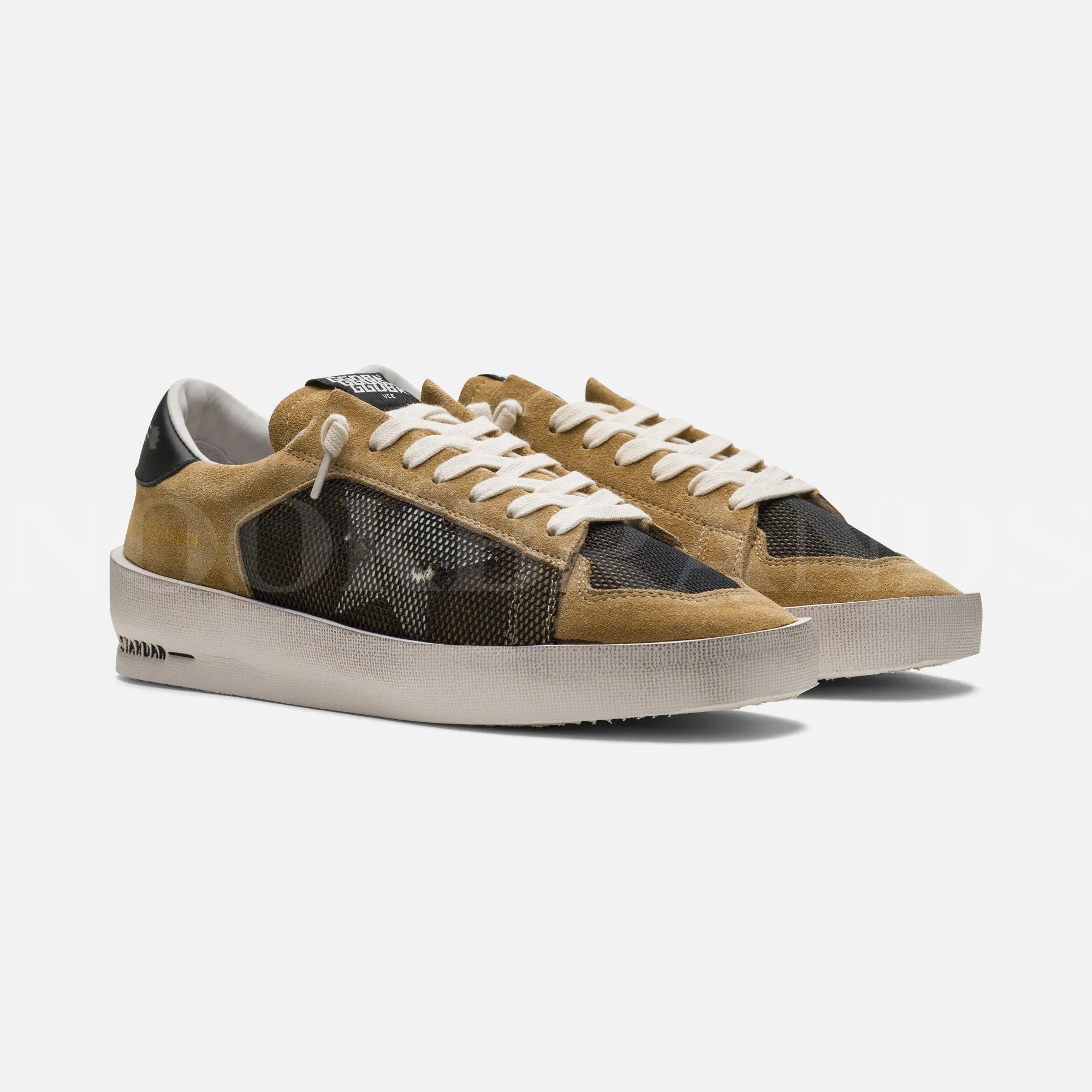 Stardan Kahverengi File Detay Erkek Deri Sneaker