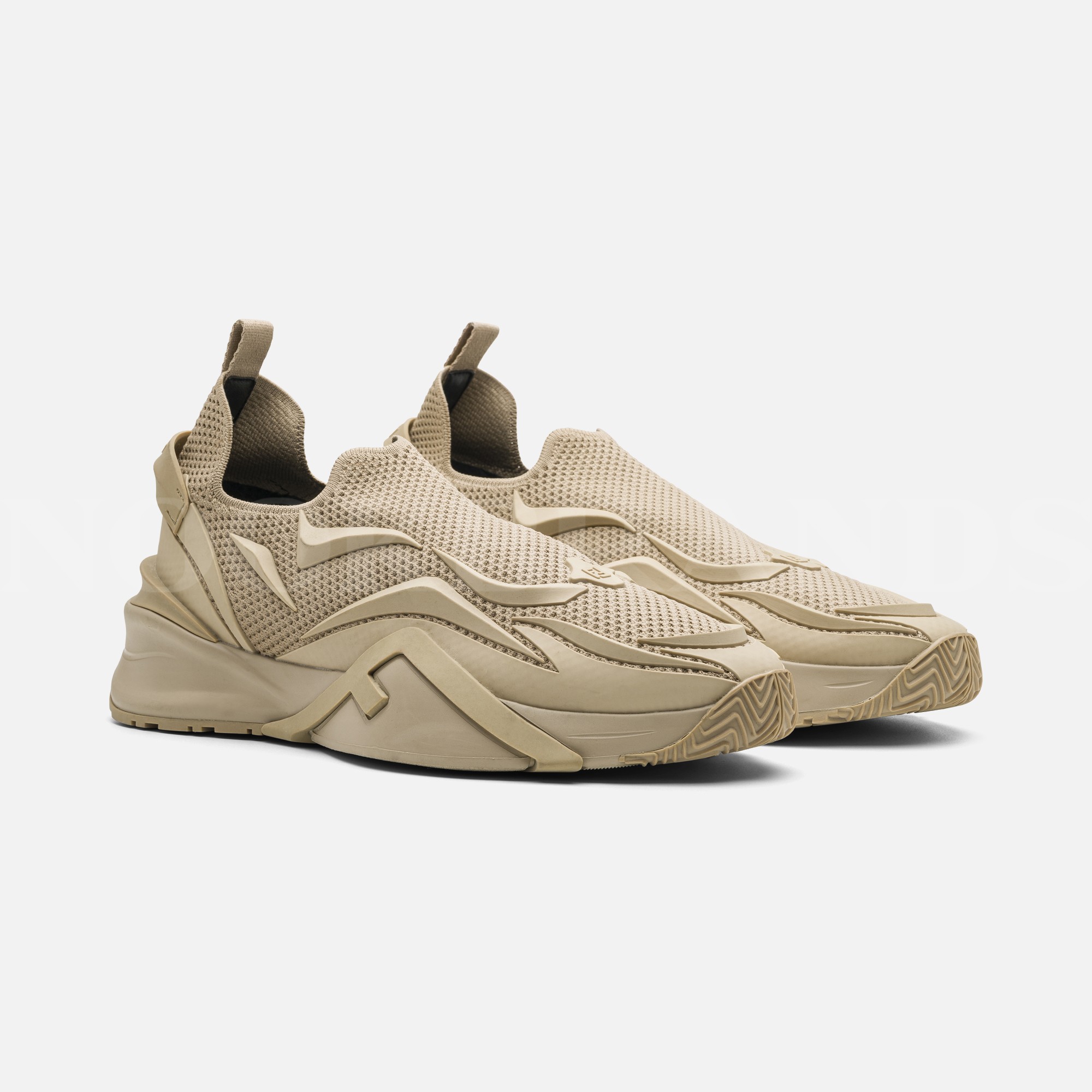 Bej Erkek Deri Sneaker