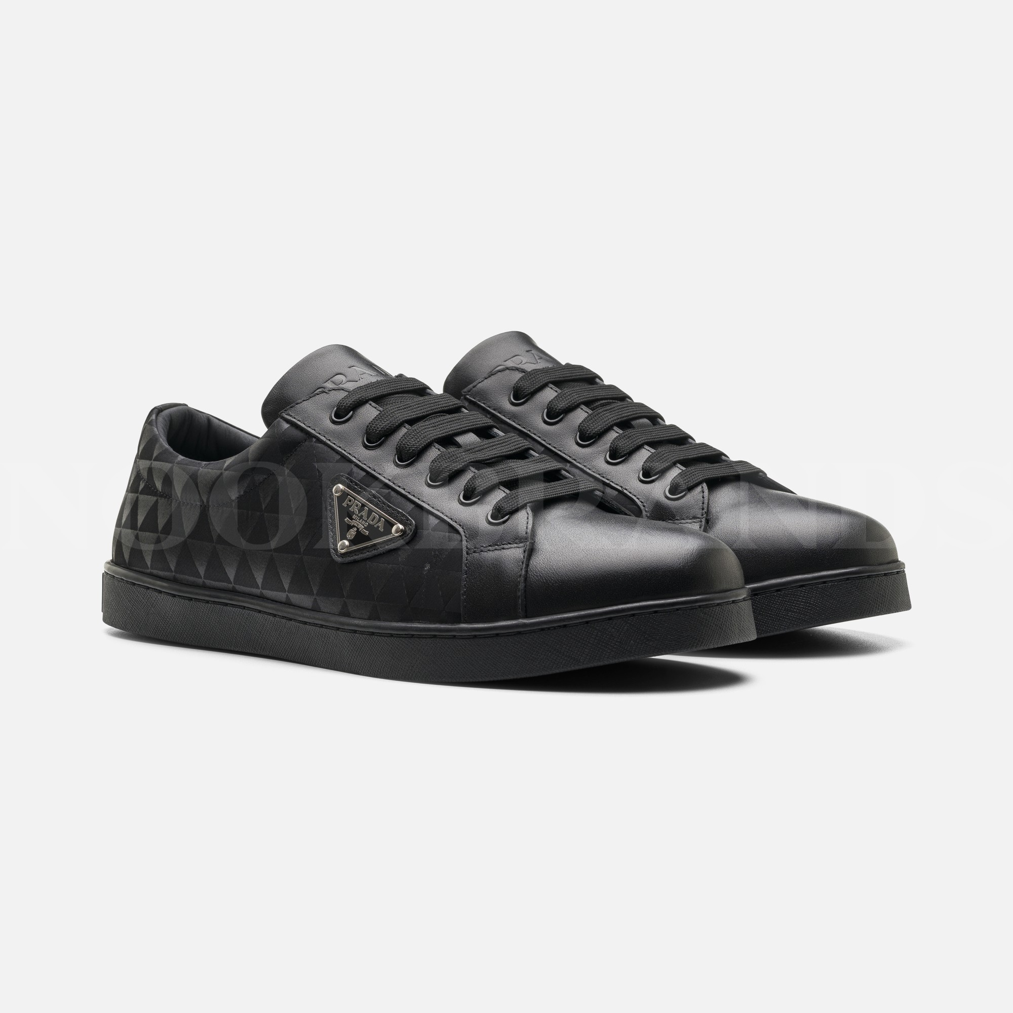 Siyah Erkek Deri Sneaker