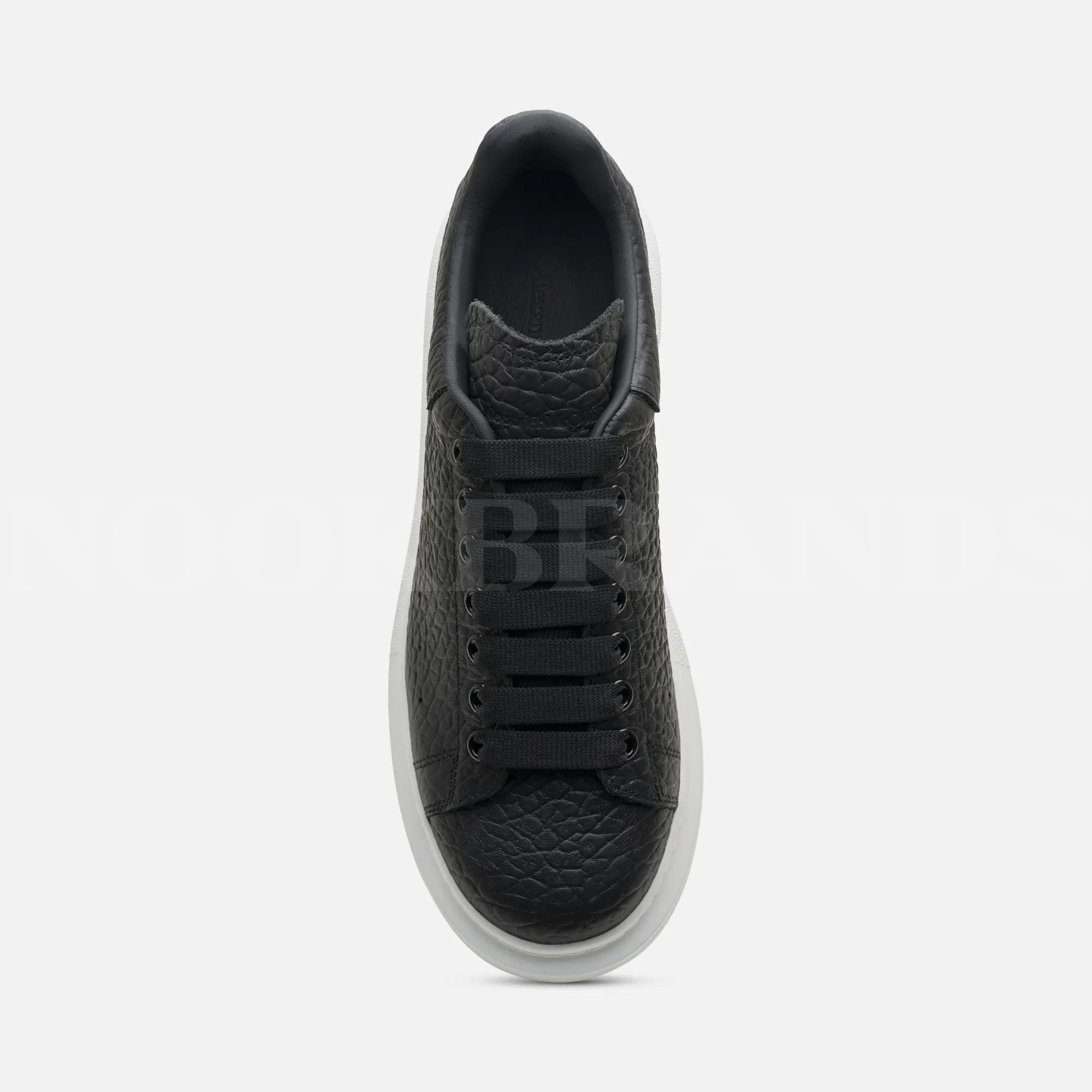 Oversize Siyah Erkek Deri Sneaker