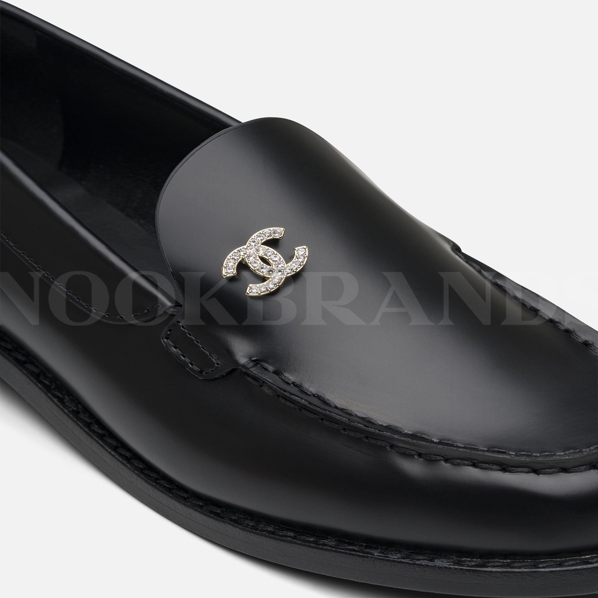 Siyah Kadın Deri Loafer