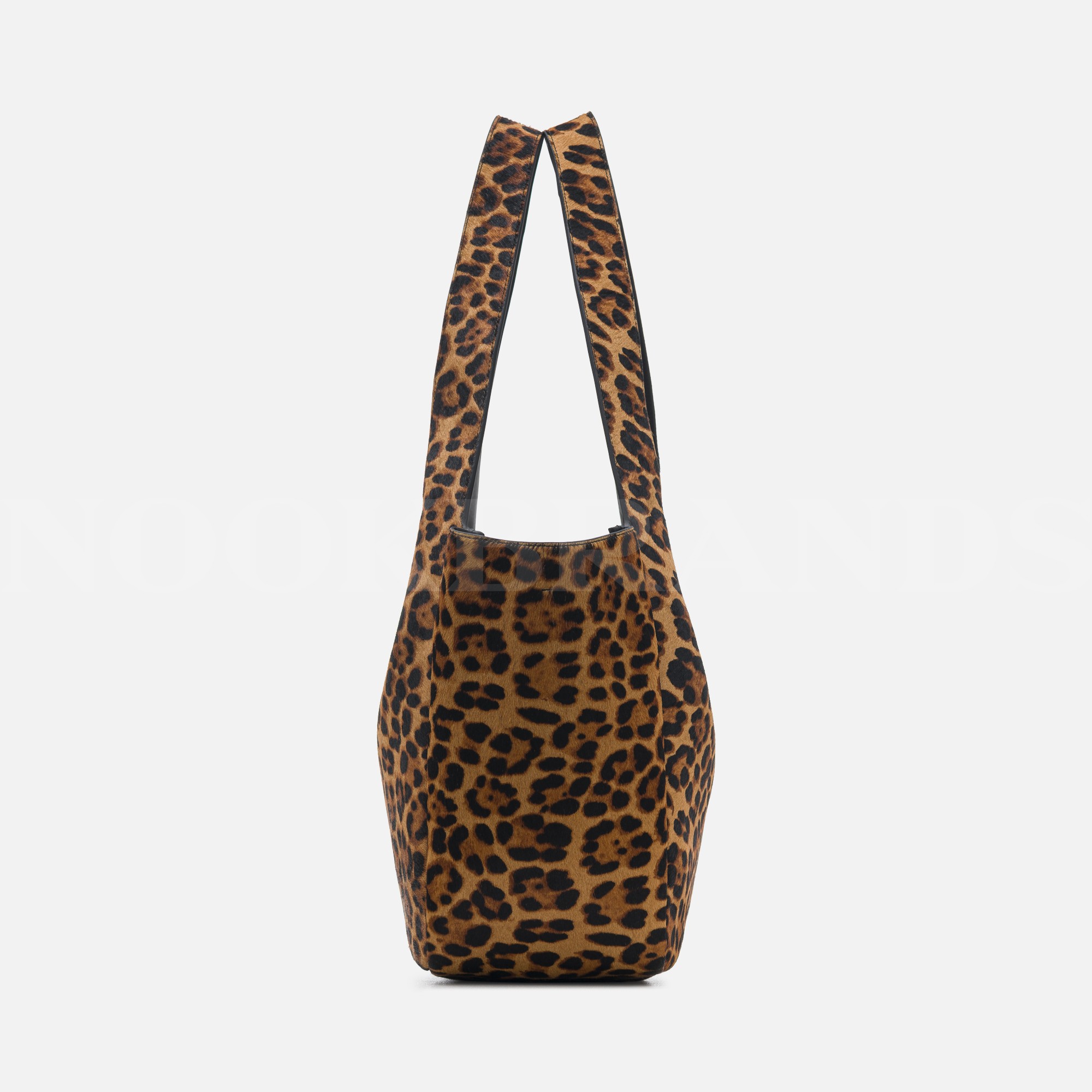 Saint Laurent Bea Leopard-Print Tote Bag in Brown  