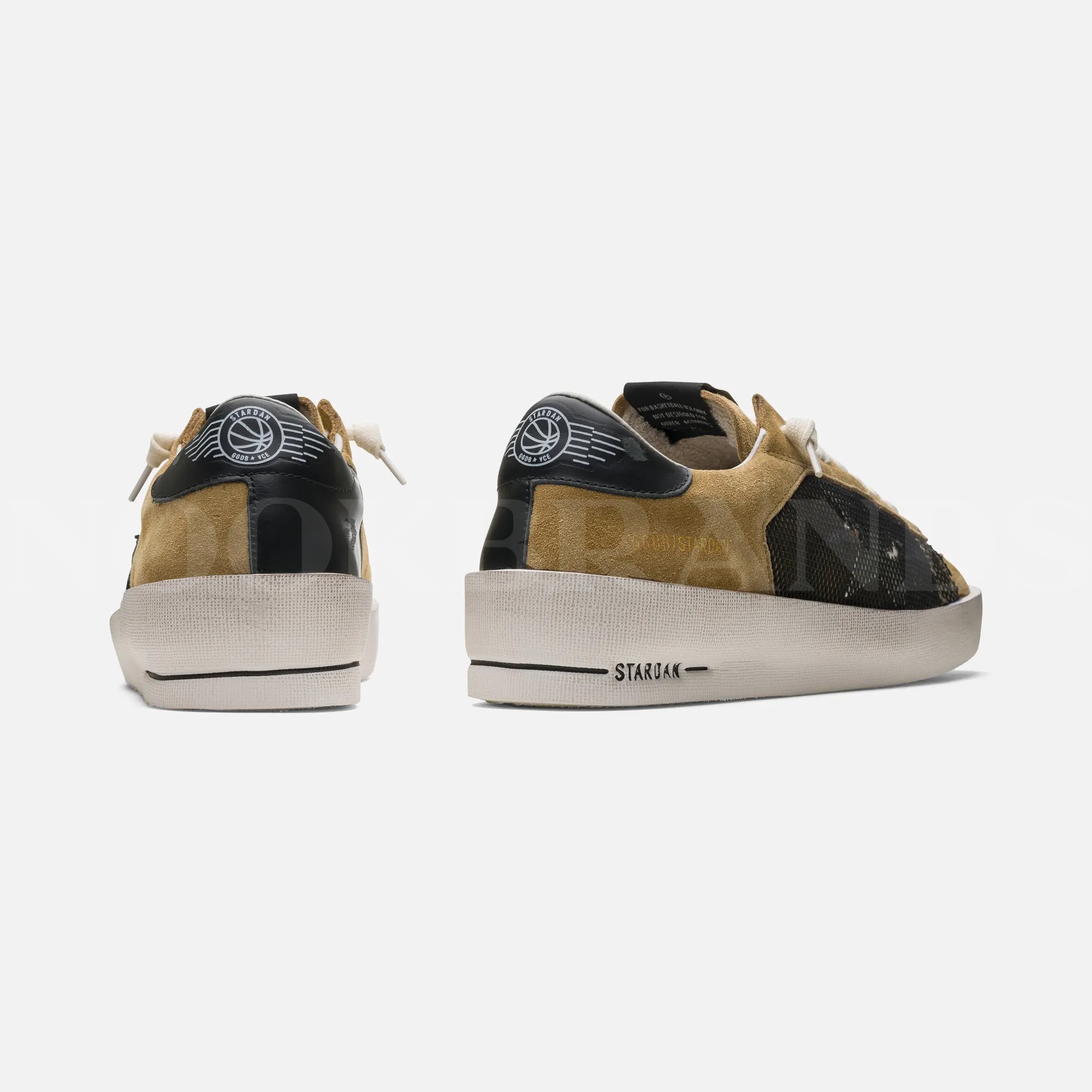 Stardan Kahverengi File Detay Erkek Deri Sneaker