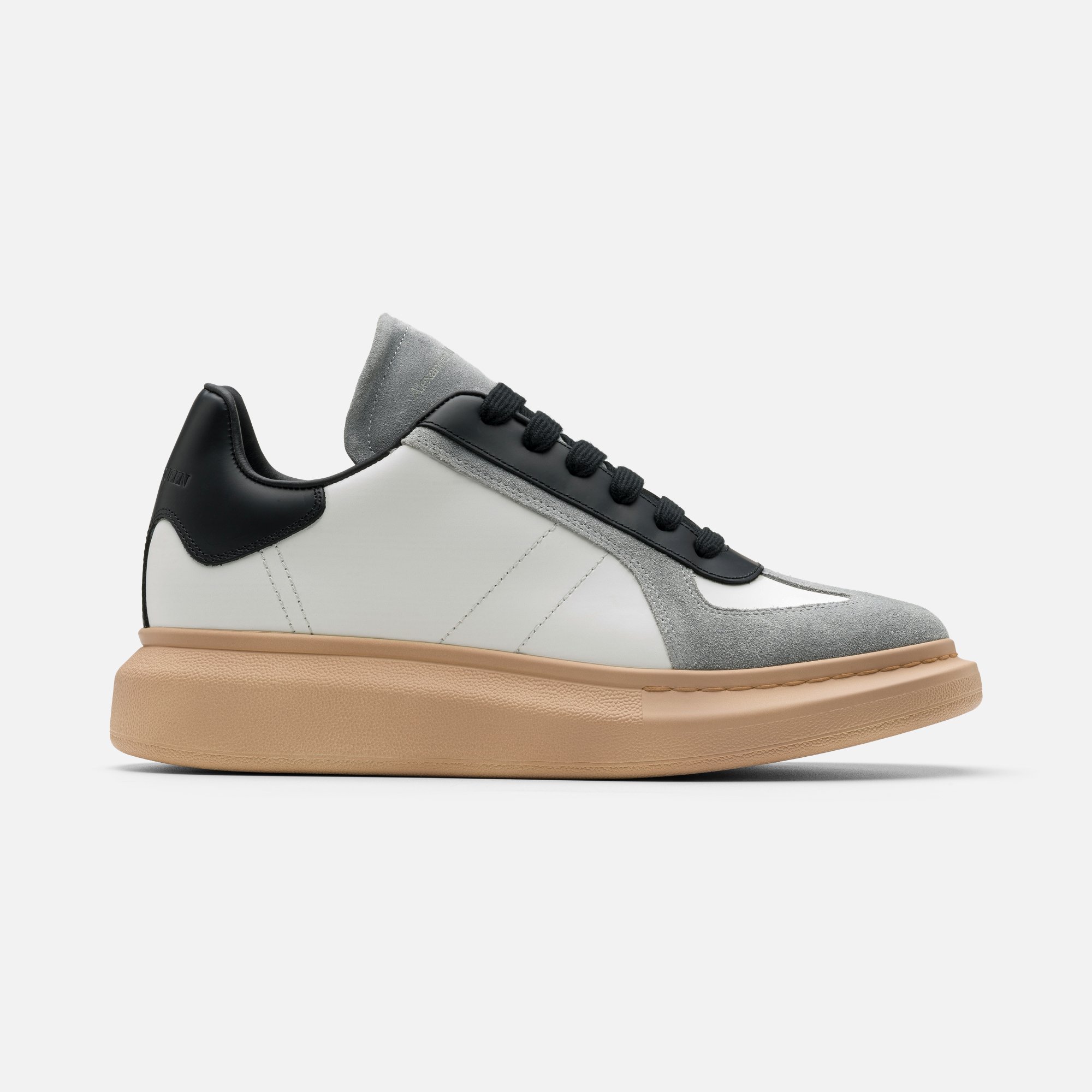 Oversize Beyaz Erkek Deri Sneaker