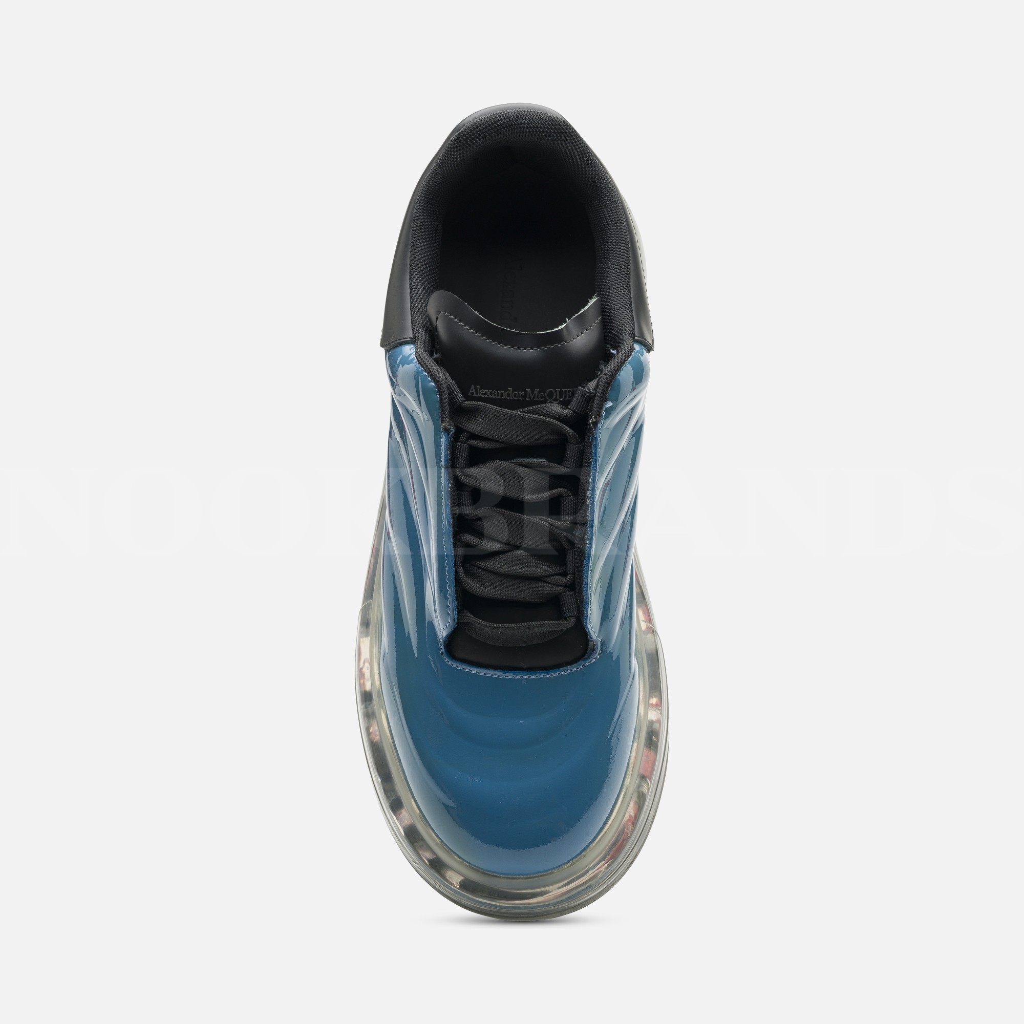 Oversize Mavi Erkek Deri Sneaker