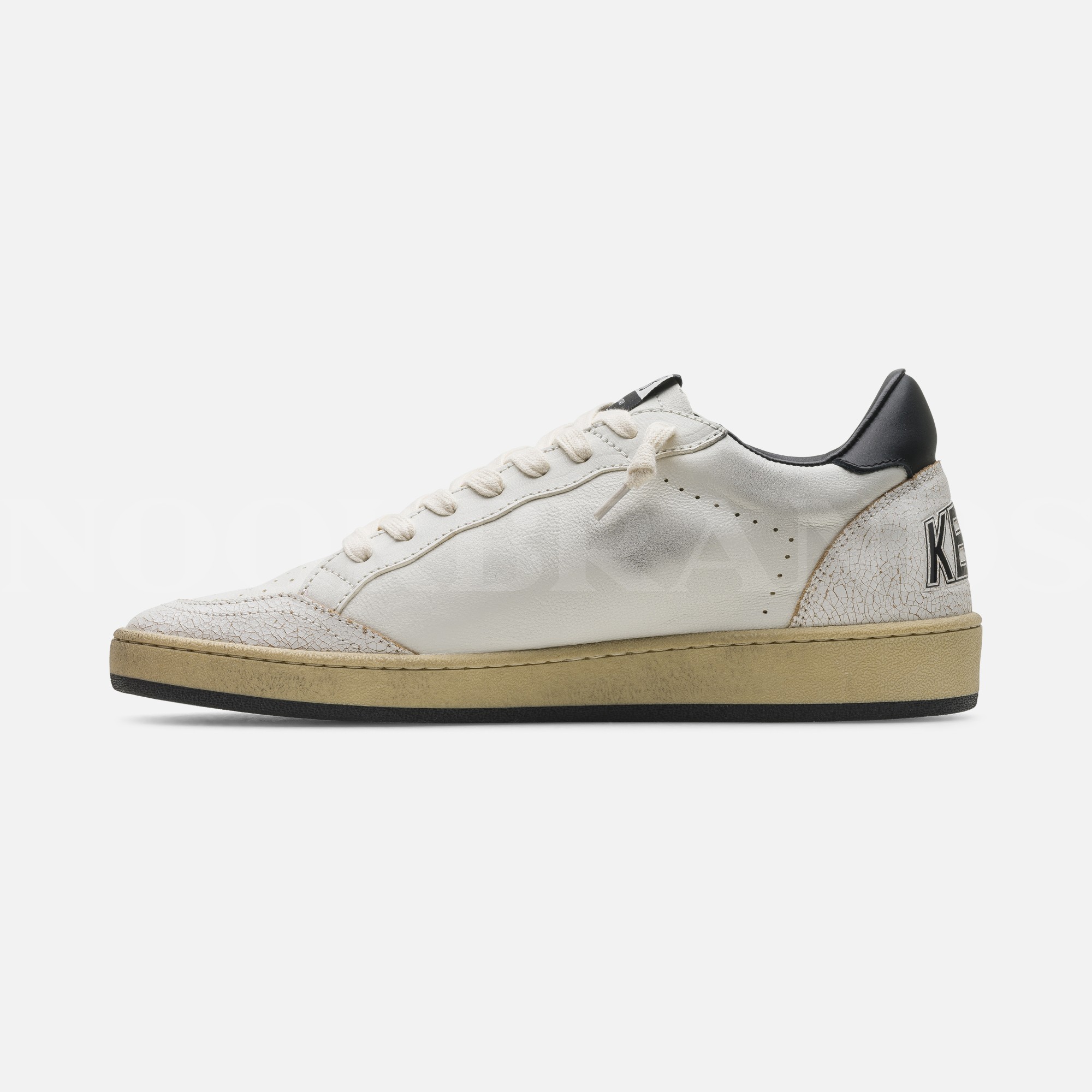 Ball Star Beyaz Deri Sneaker