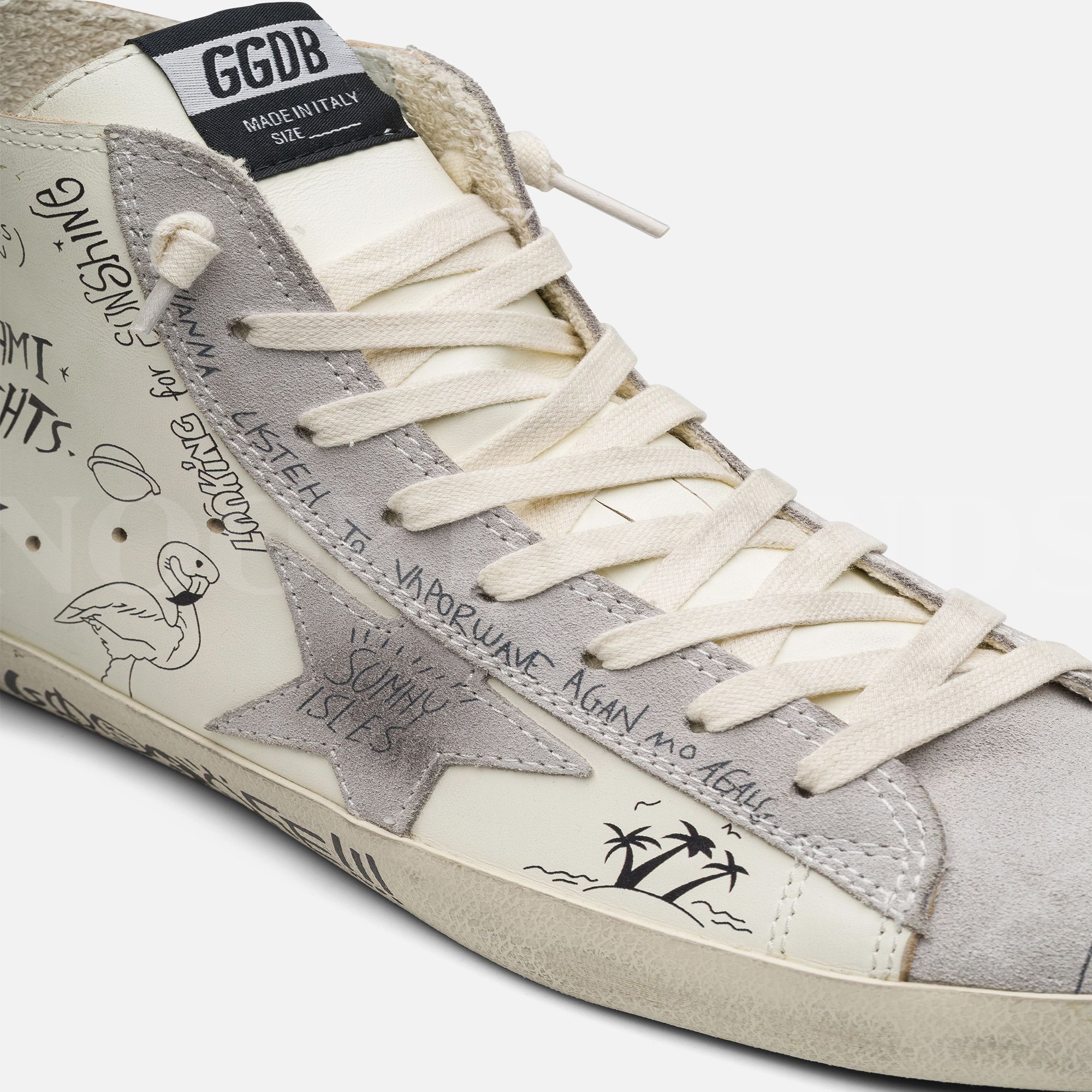 Beyaz Erkek Deri Sneaker