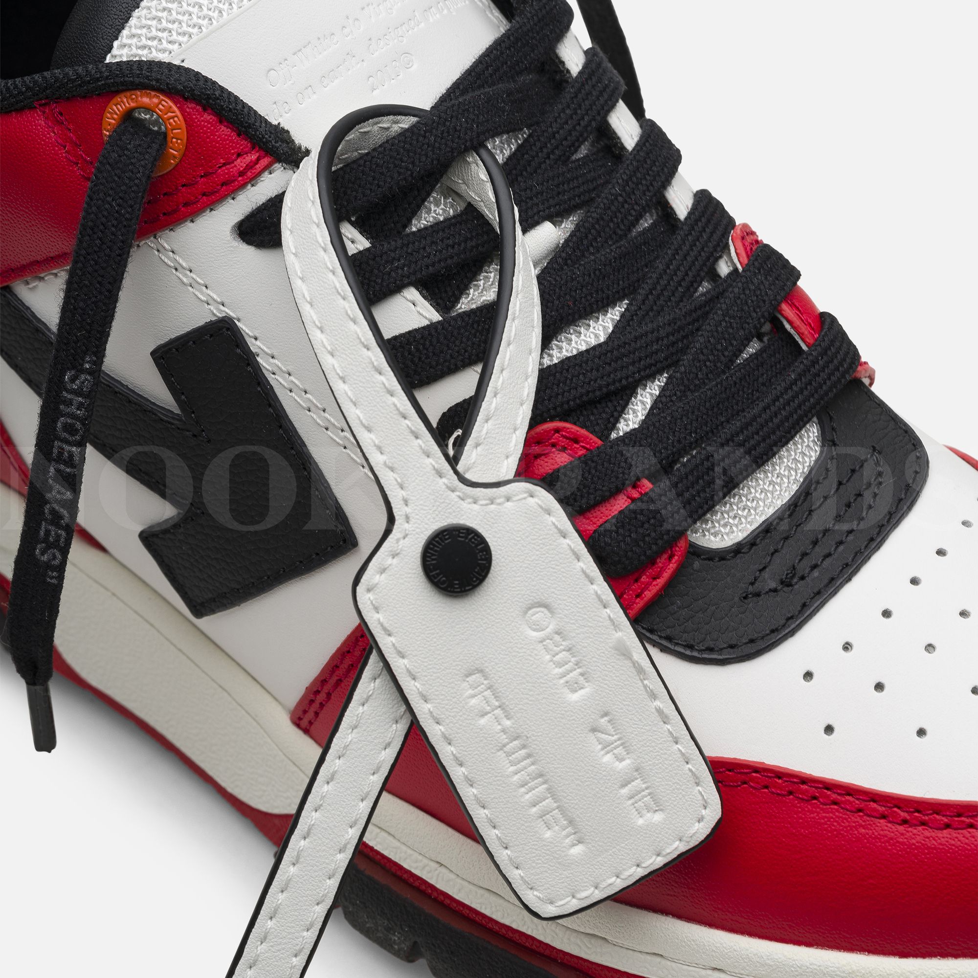 Out Of Office Kırmızı Erkek Deri Sneaker