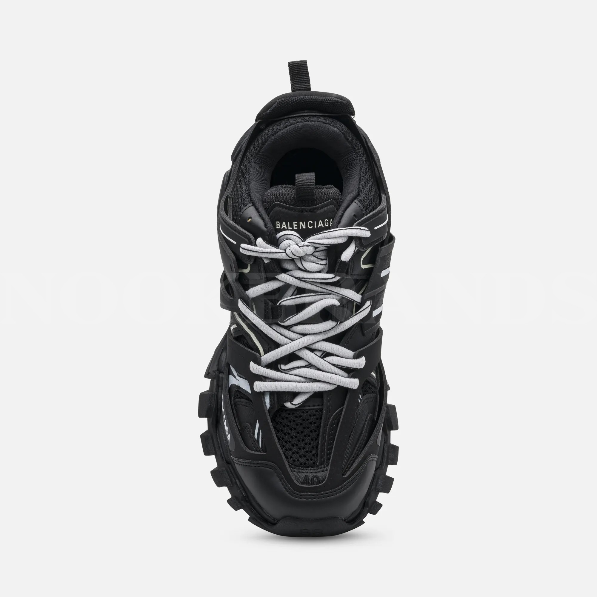 Track Siyah Erkek Deri Sneaker