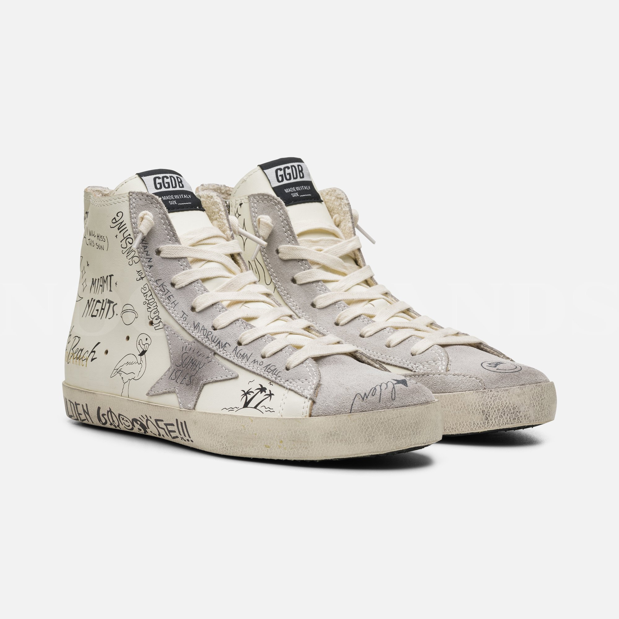 Beyaz Erkek Deri Sneaker