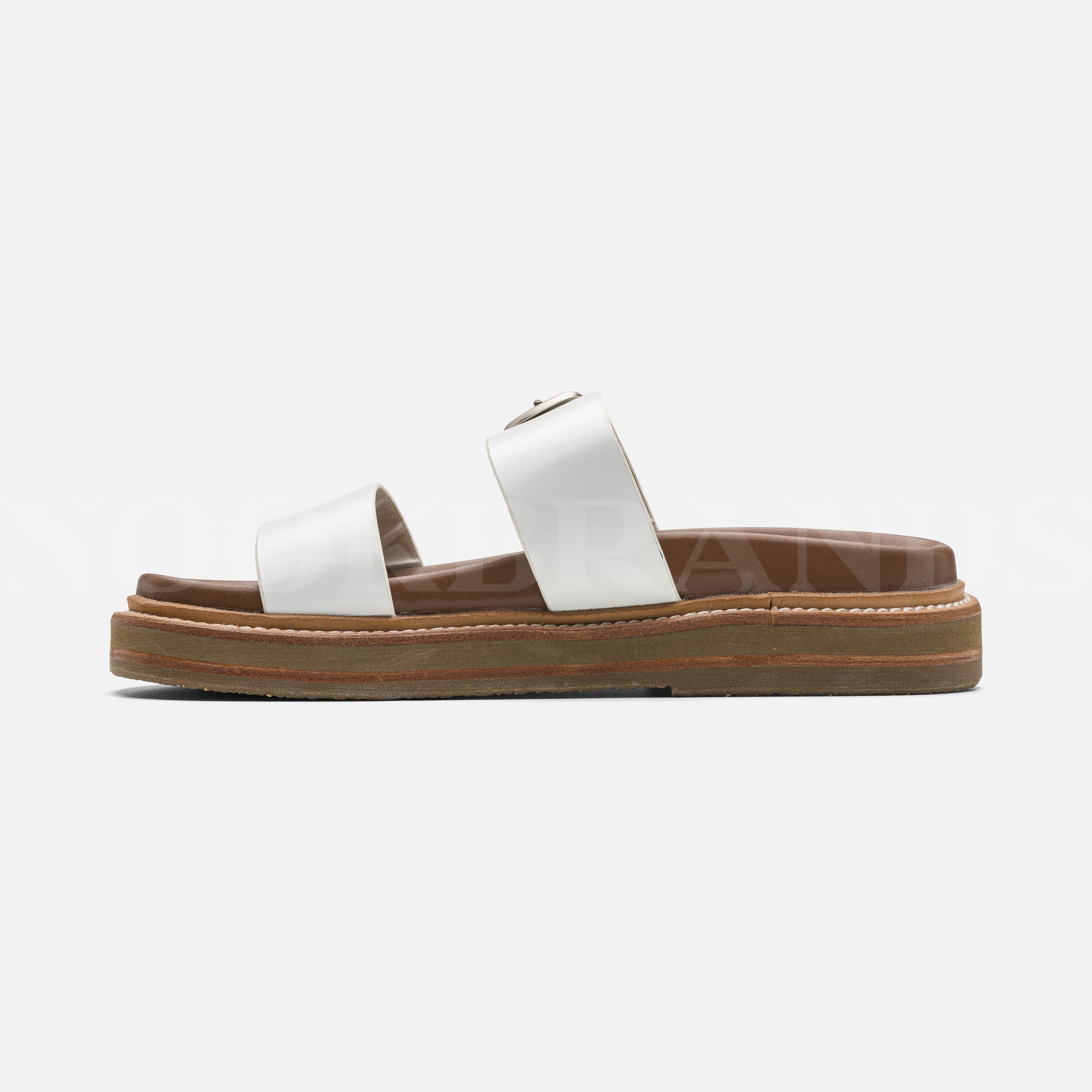Beyaz Kadın Deri Sneaker