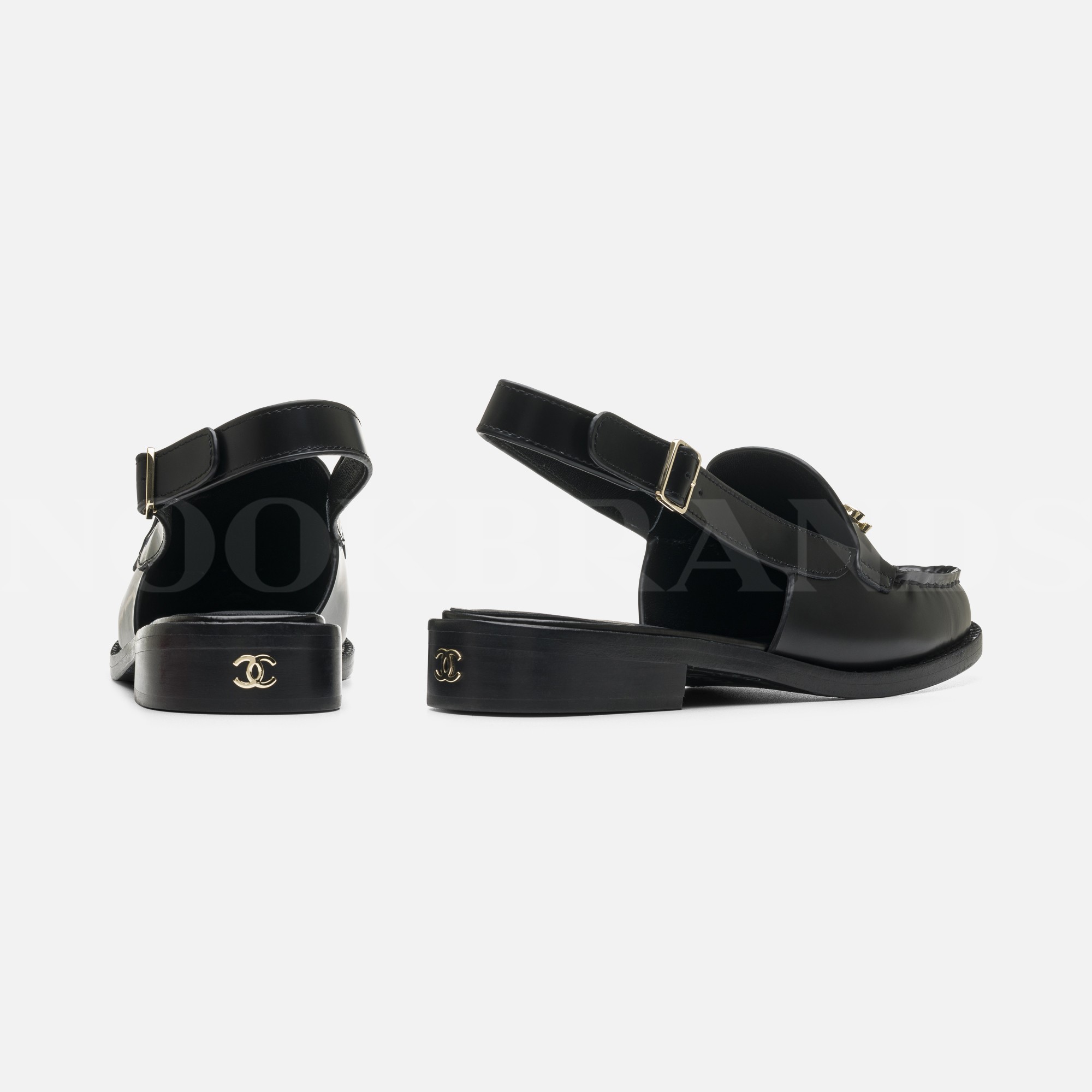 Siyah Kadın Deri Loafer