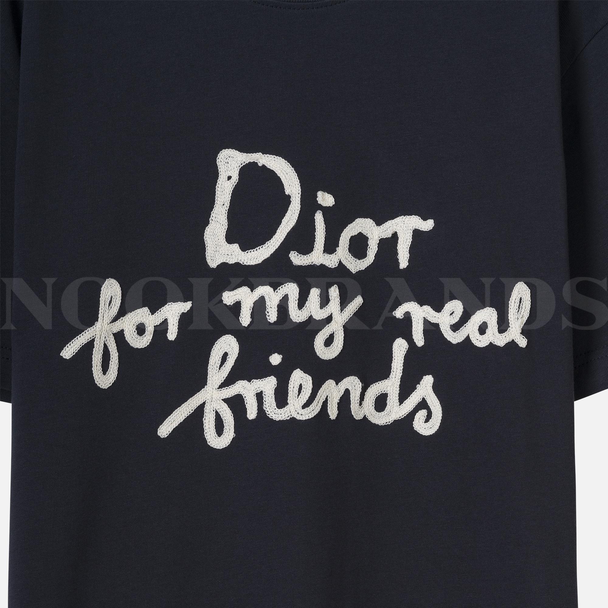 Siyah Nakışlı Logo Erkek T-shirt